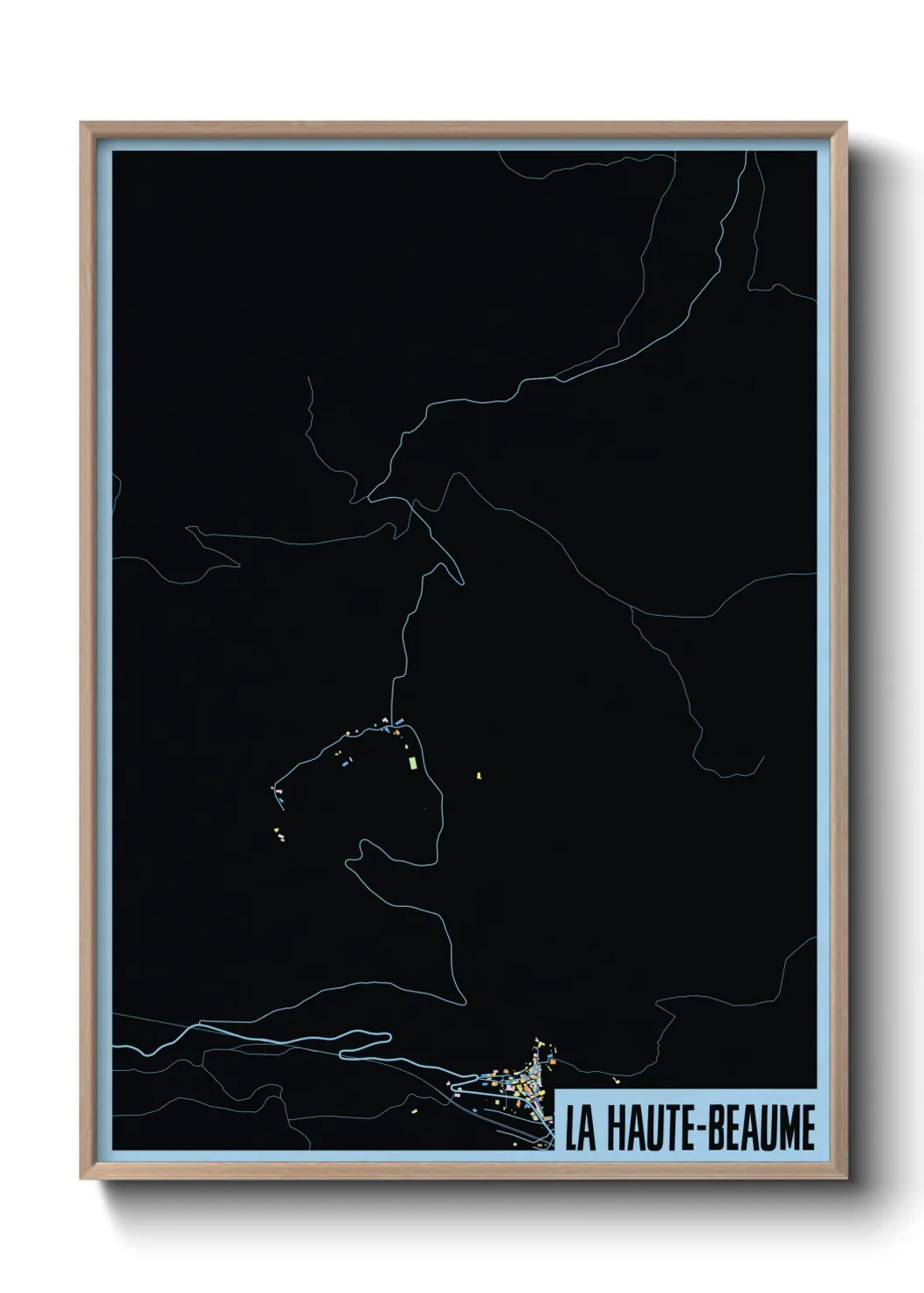 Un poster carteLa Haute-Beaume