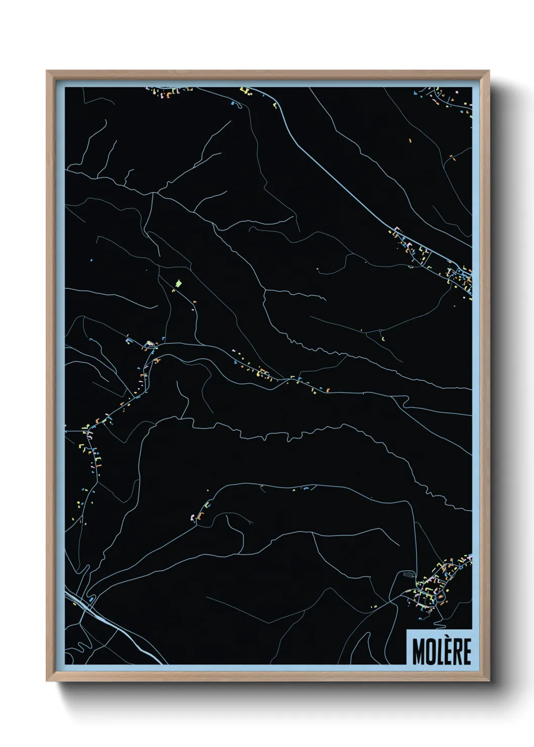 Une affiche de carte sur Molère