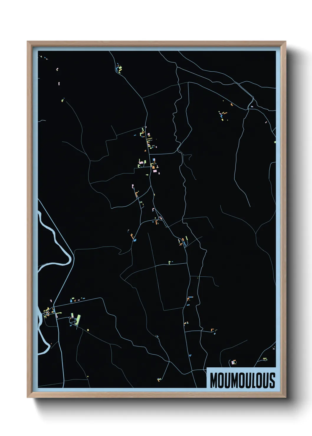 Une affiche de carte sur Moumoulous