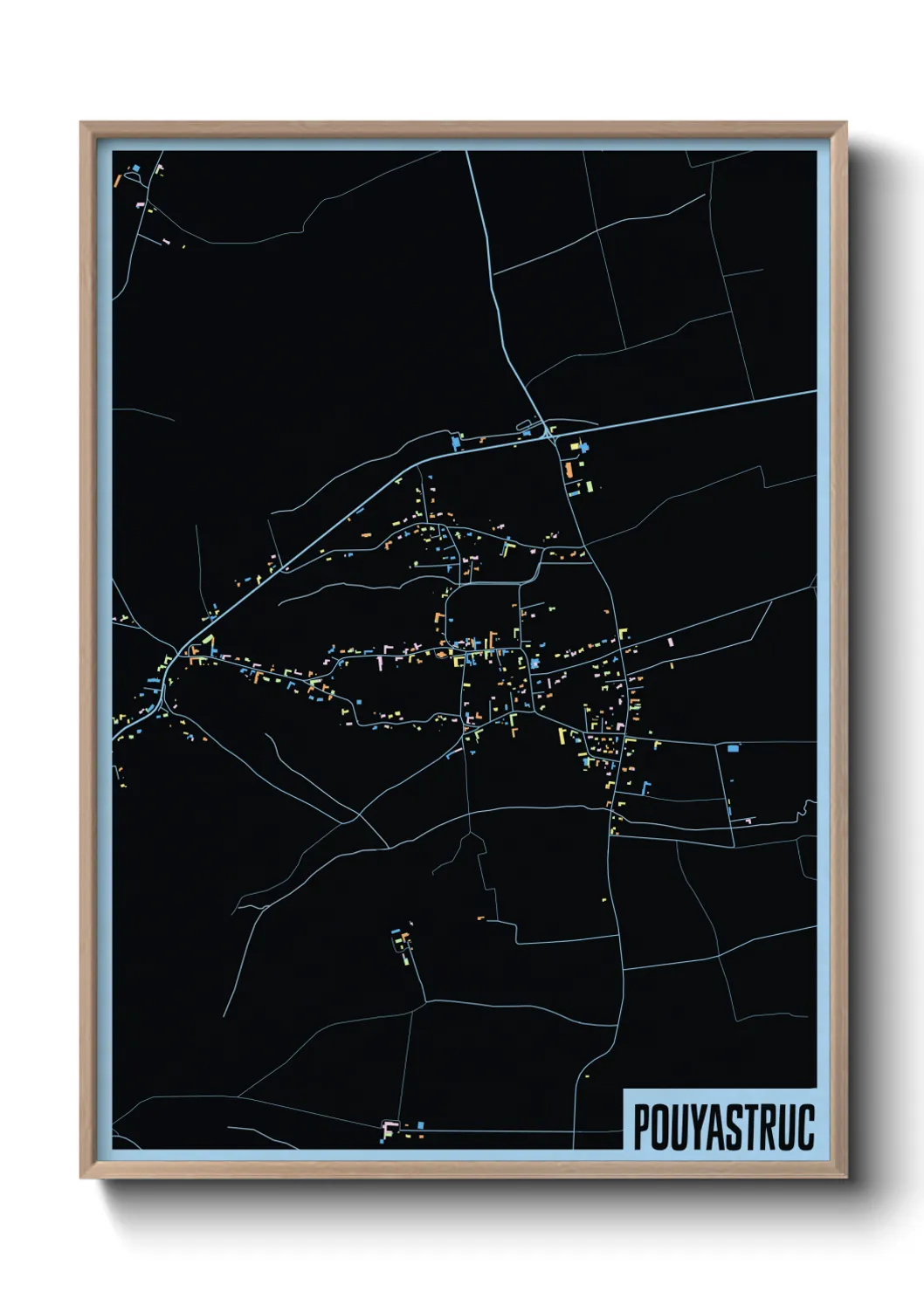 Un poster cartePouyastruc