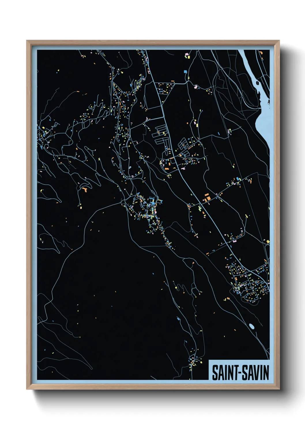 Un poster carteSaint-Savin