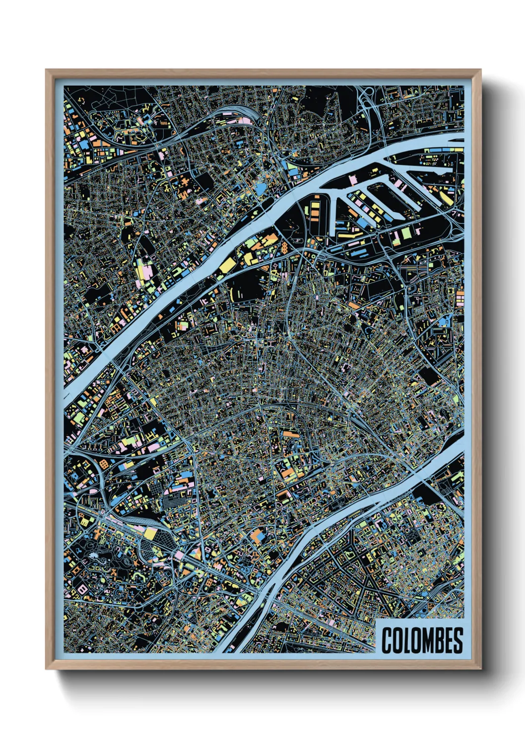 Un poster carteColombes