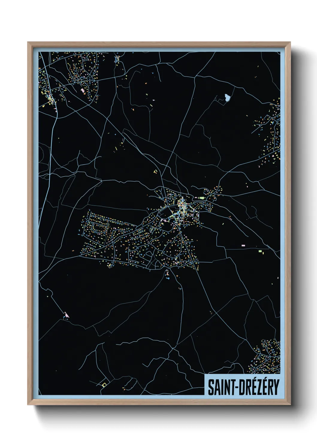Un poster carteSaint-Drézéry