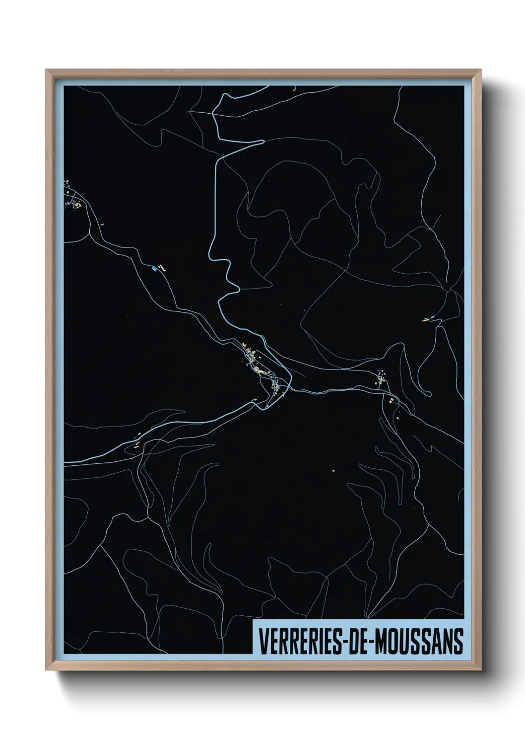 Un poster carteVerreries-de-Moussans