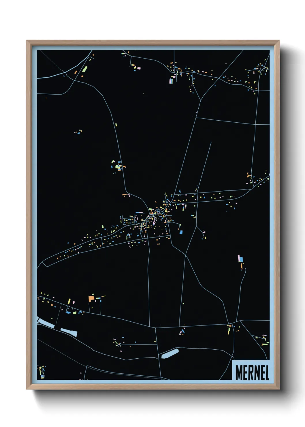 Une affiche de carte sur Mernel