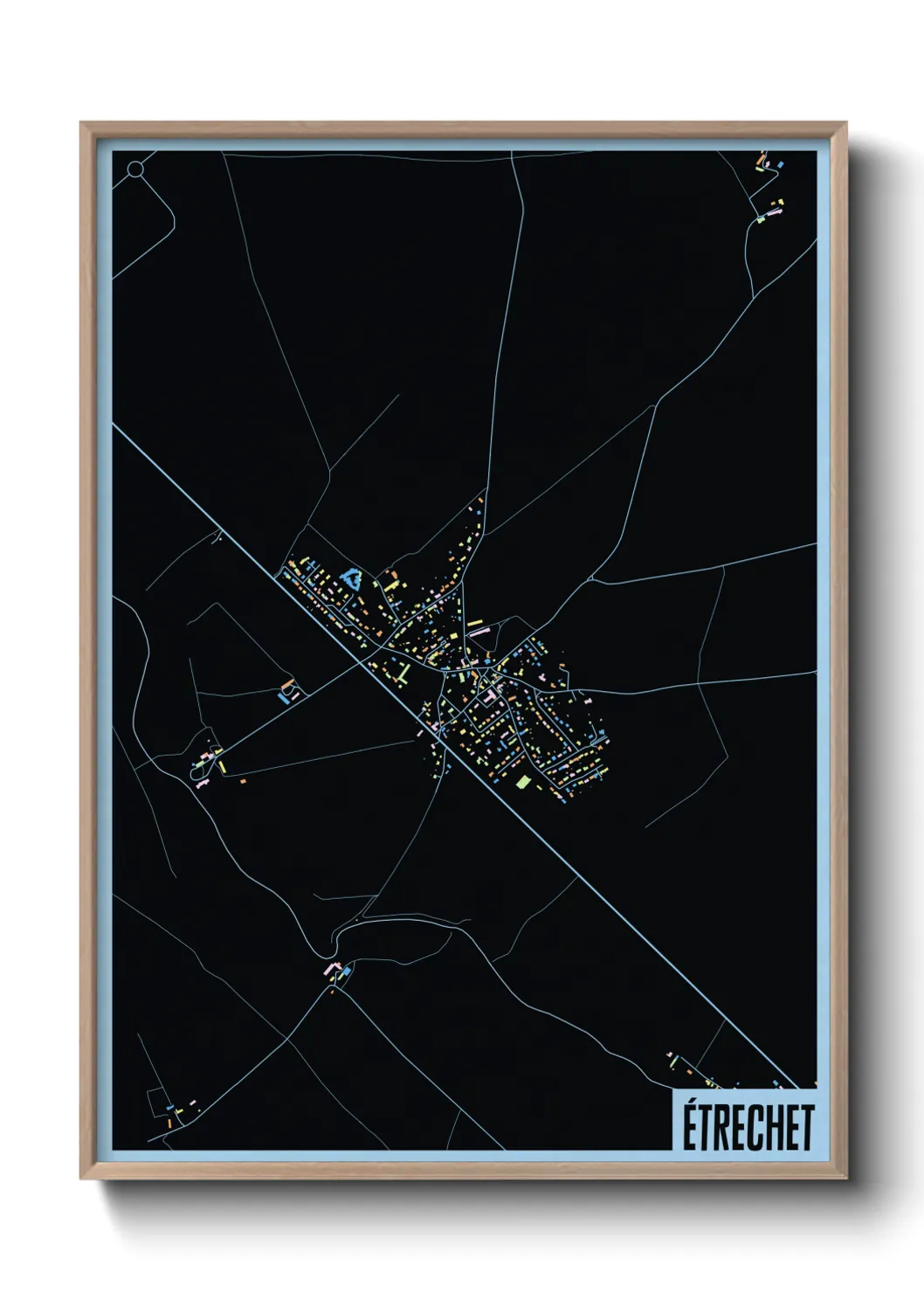 Un poster carteÉtrechet