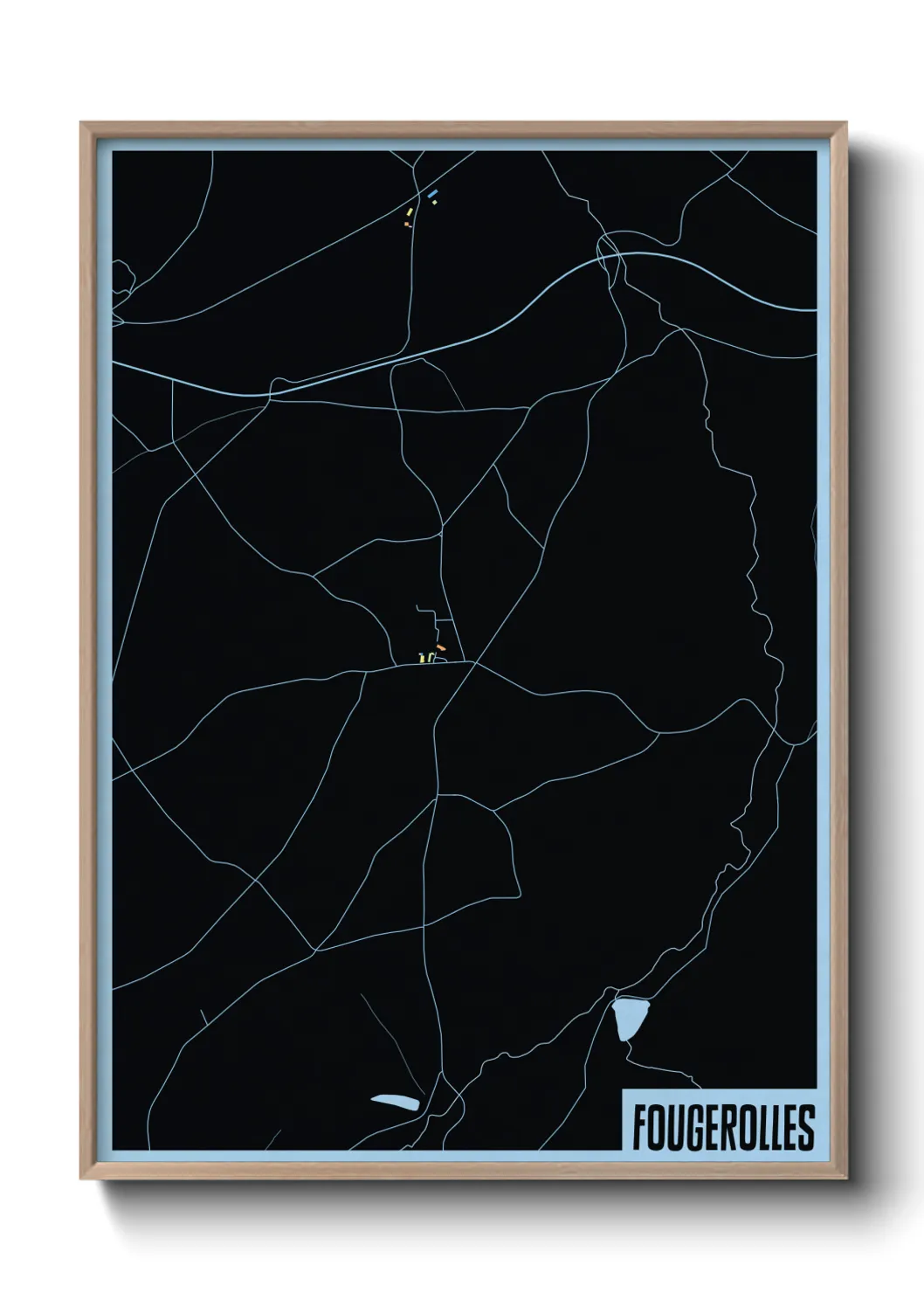 Un poster carteFougerolles