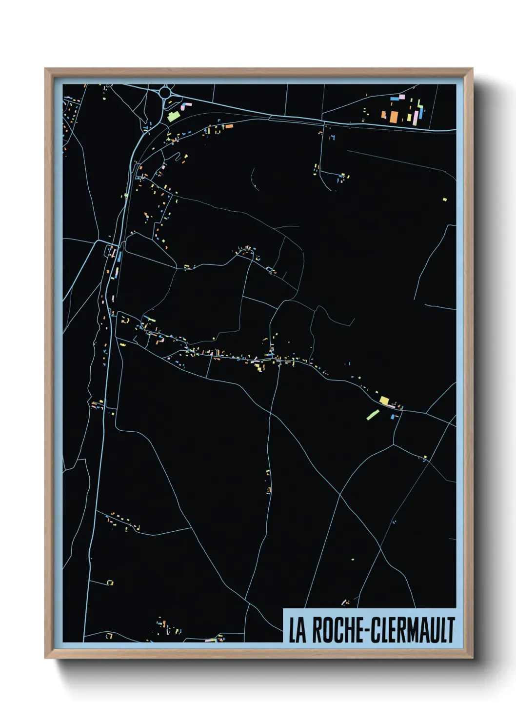 Un poster carteLa Roche-Clermault