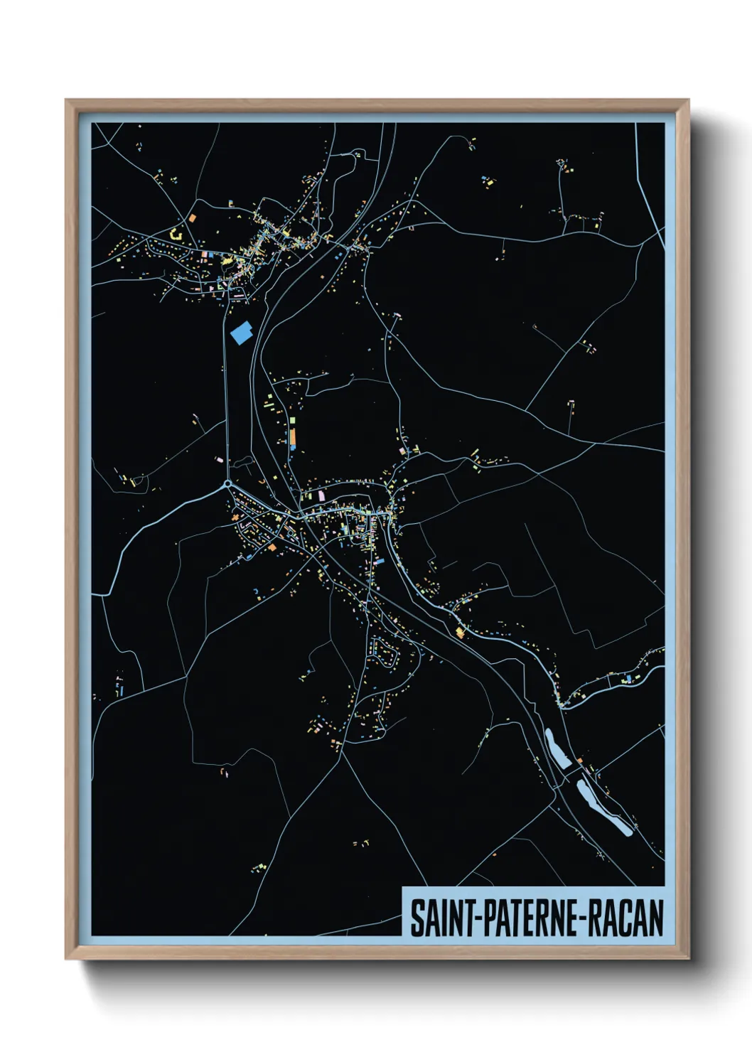 Un poster carteSaint-Paterne-Racan
