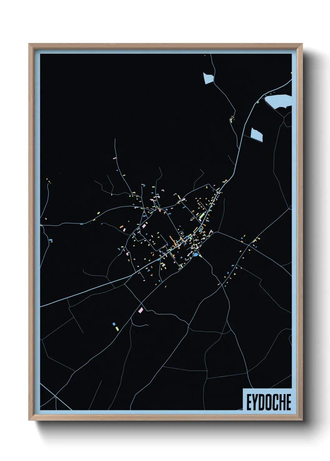 Une affiche de carte sur Eydoche