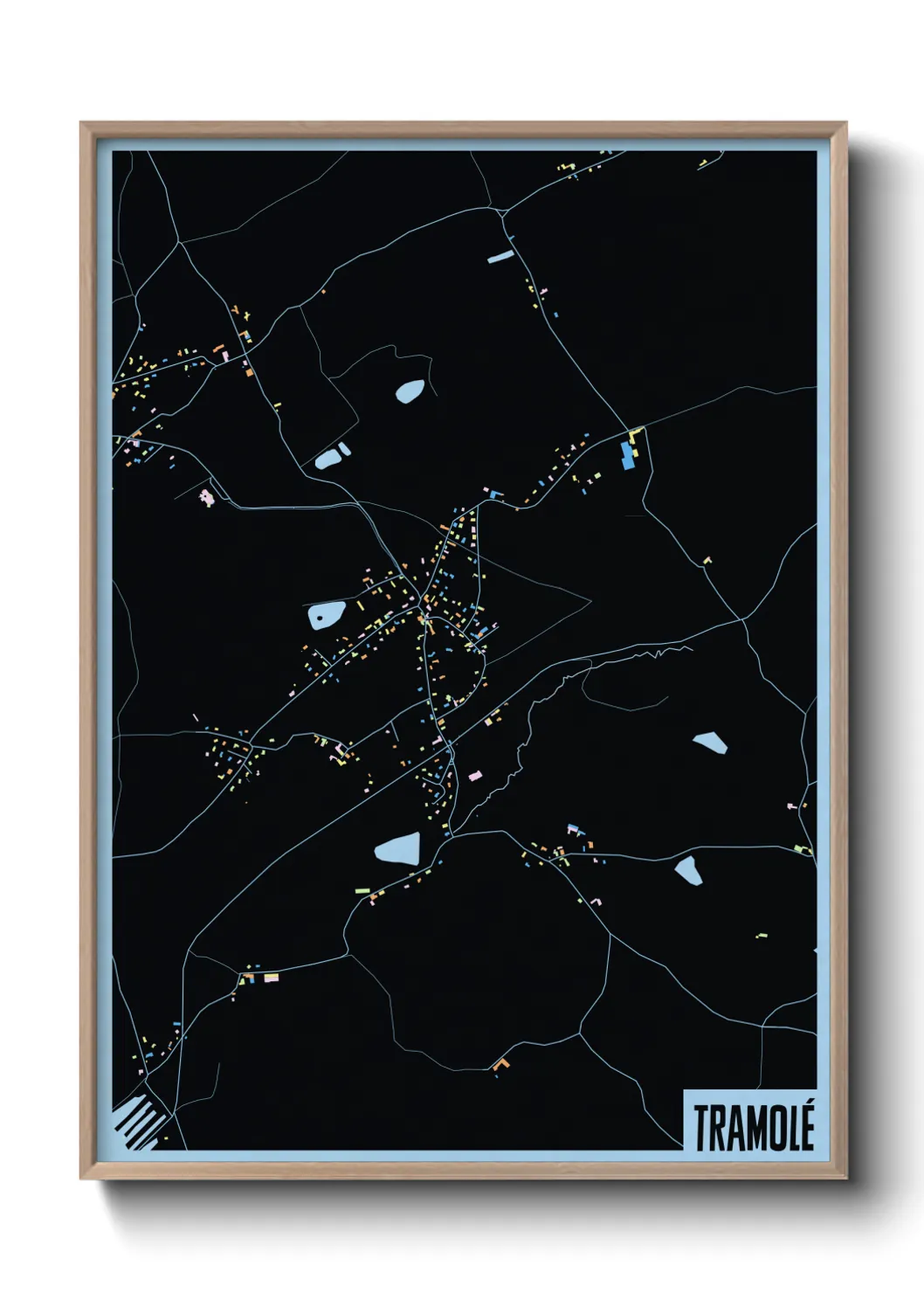 Une affiche de carte sur Tramolé