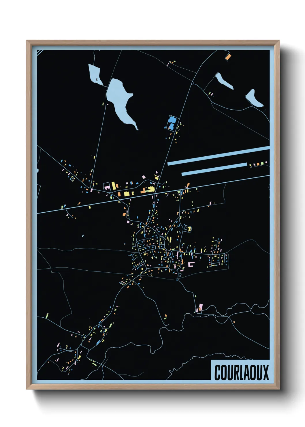 Un poster carteCourlaoux