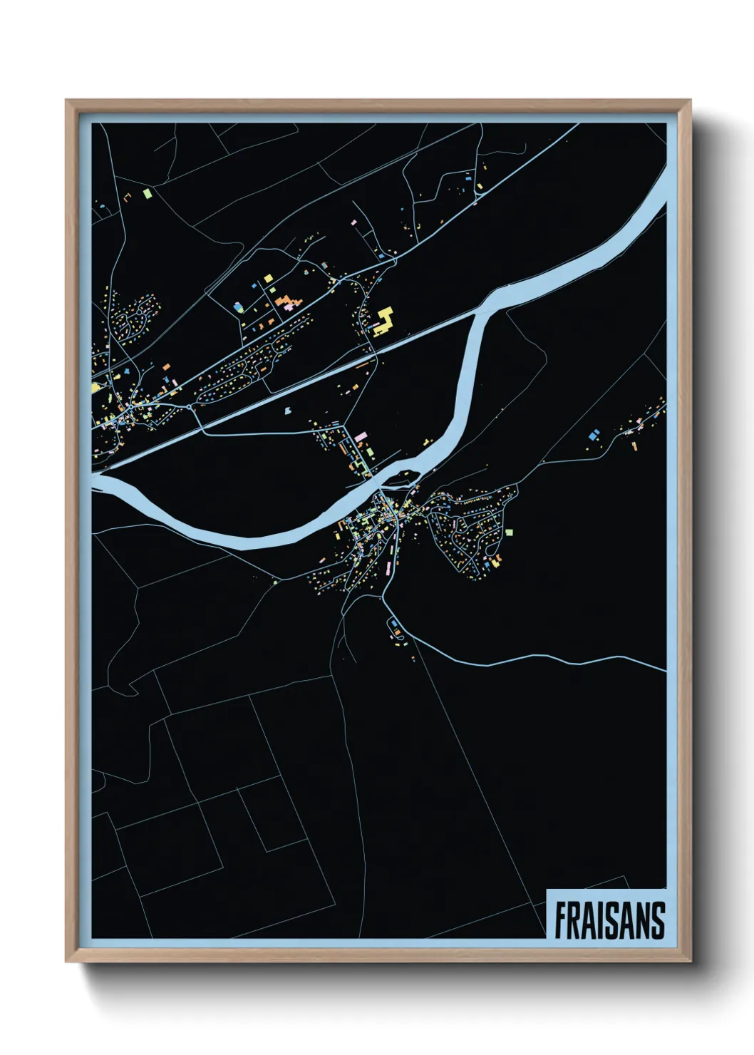 Un poster carteFraisans