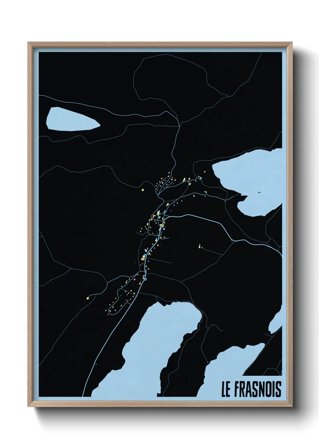 Un poster carteLe Frasnois