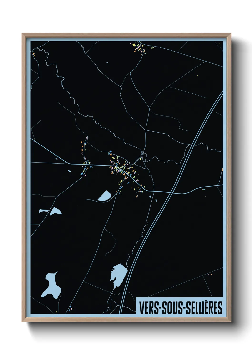 Un poster carteVers-sous-Sellières