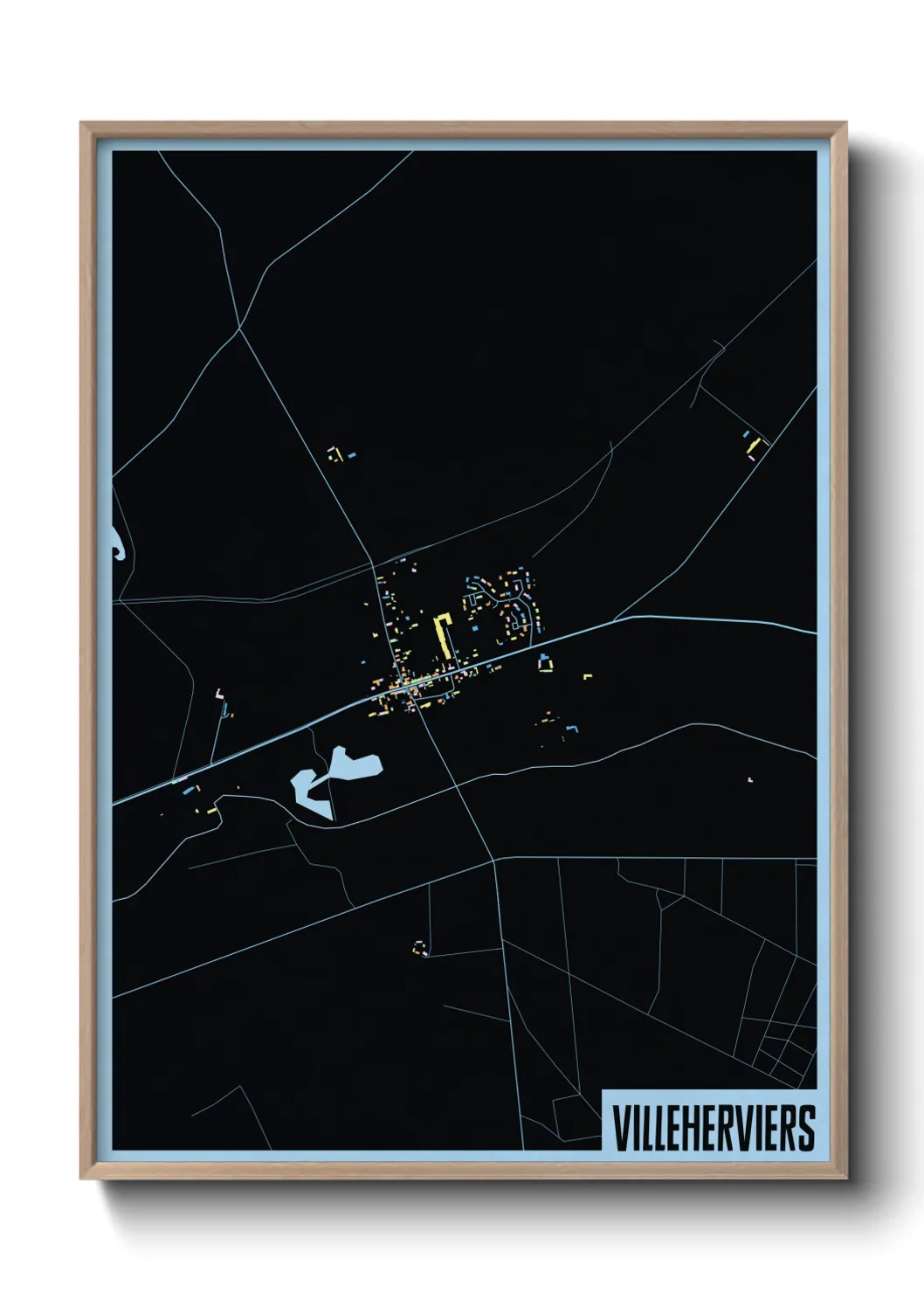 Un poster carteVilleherviers