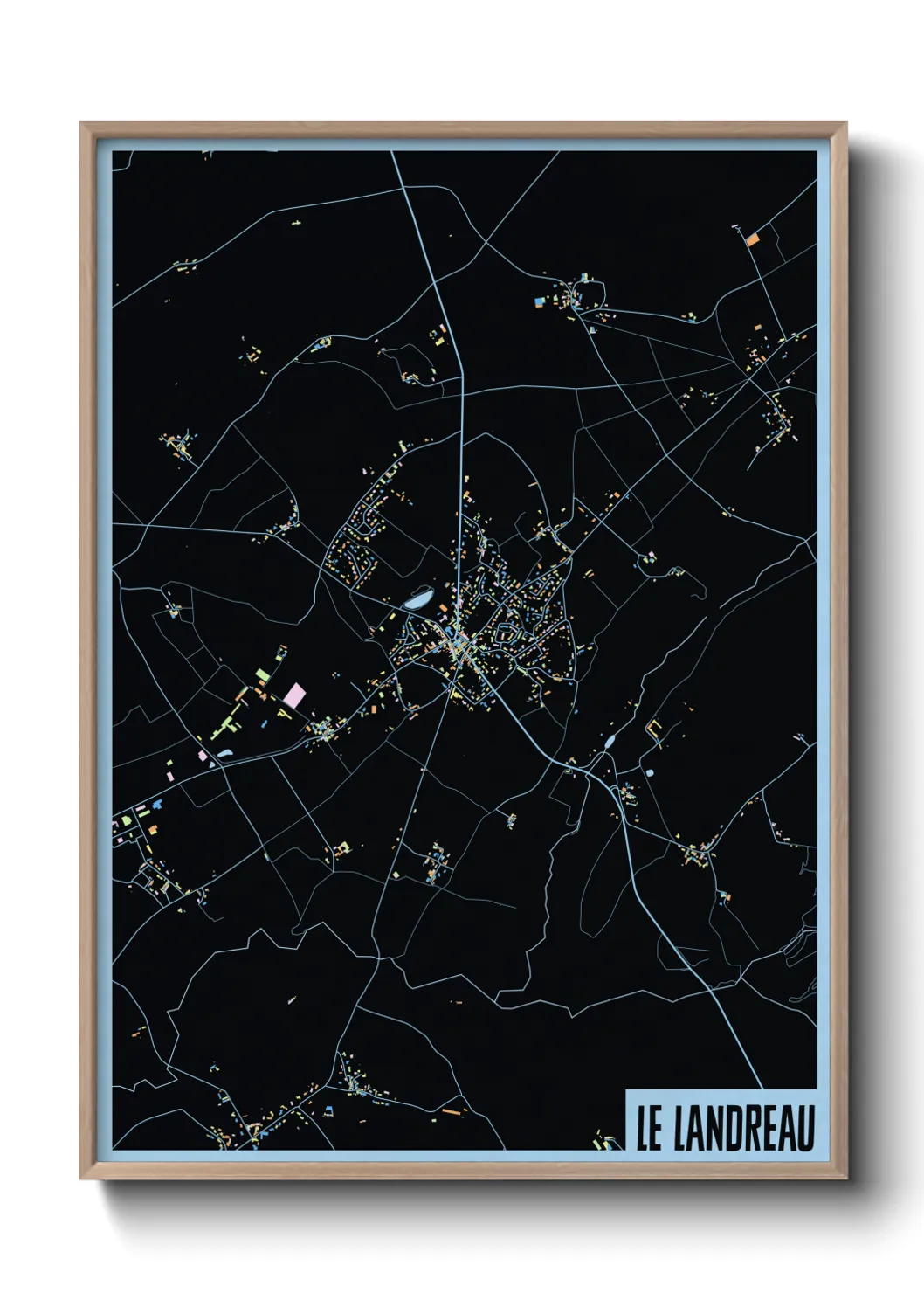 Un poster carteLe Landreau
