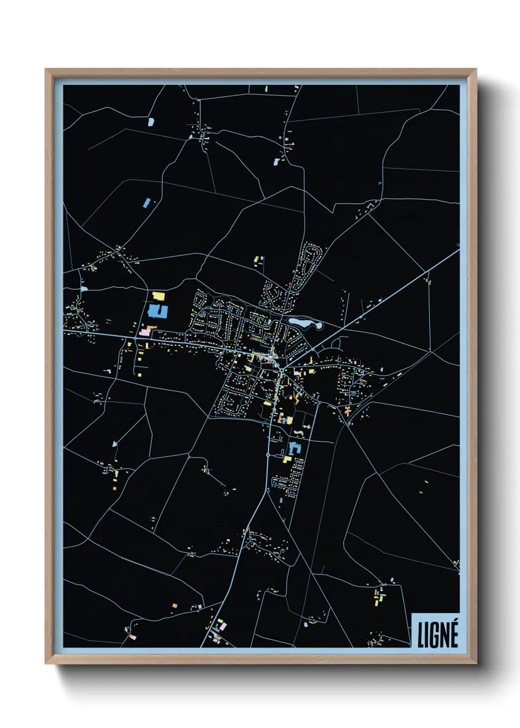 Un poster carteLigné