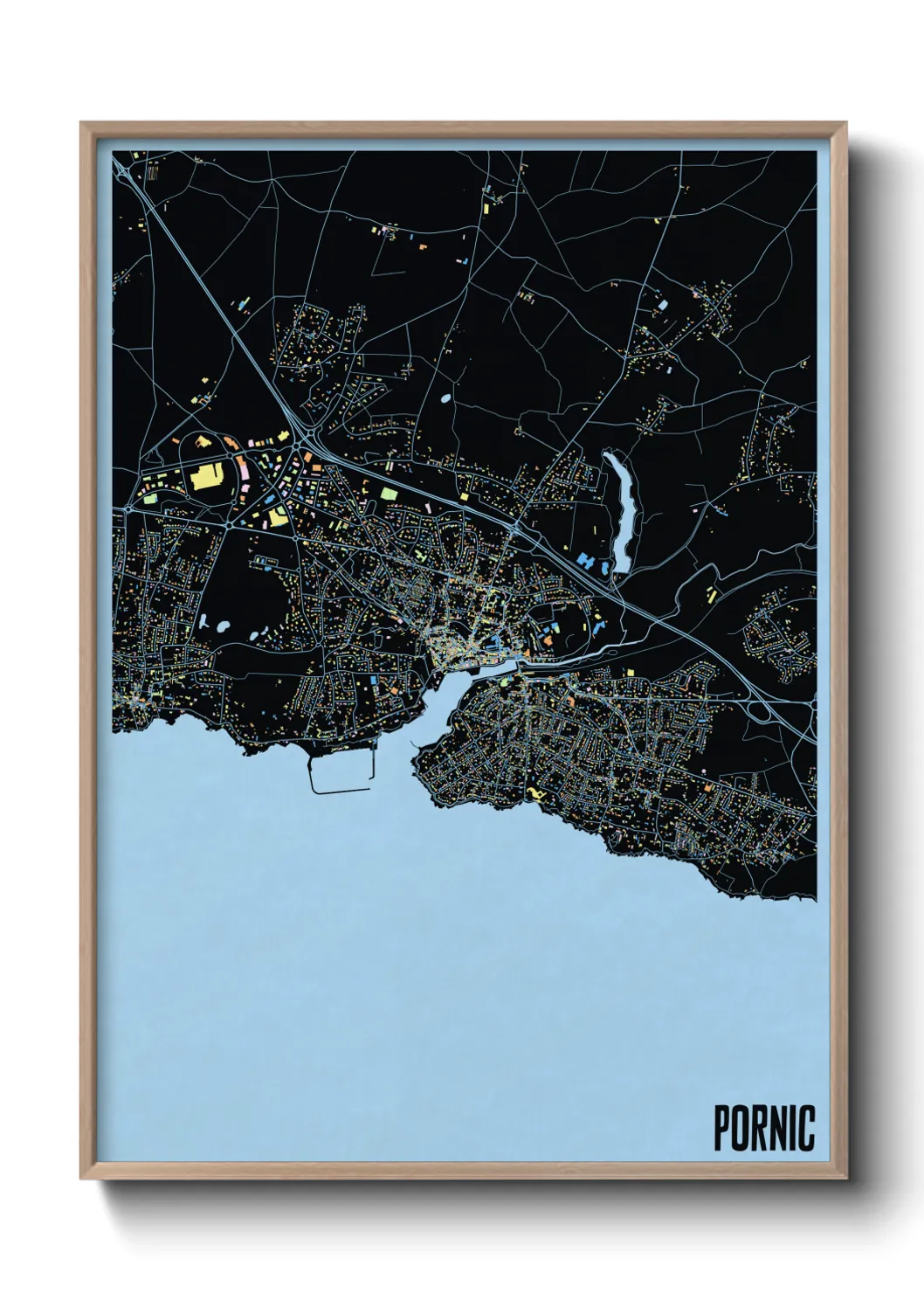 Un poster cartePornic