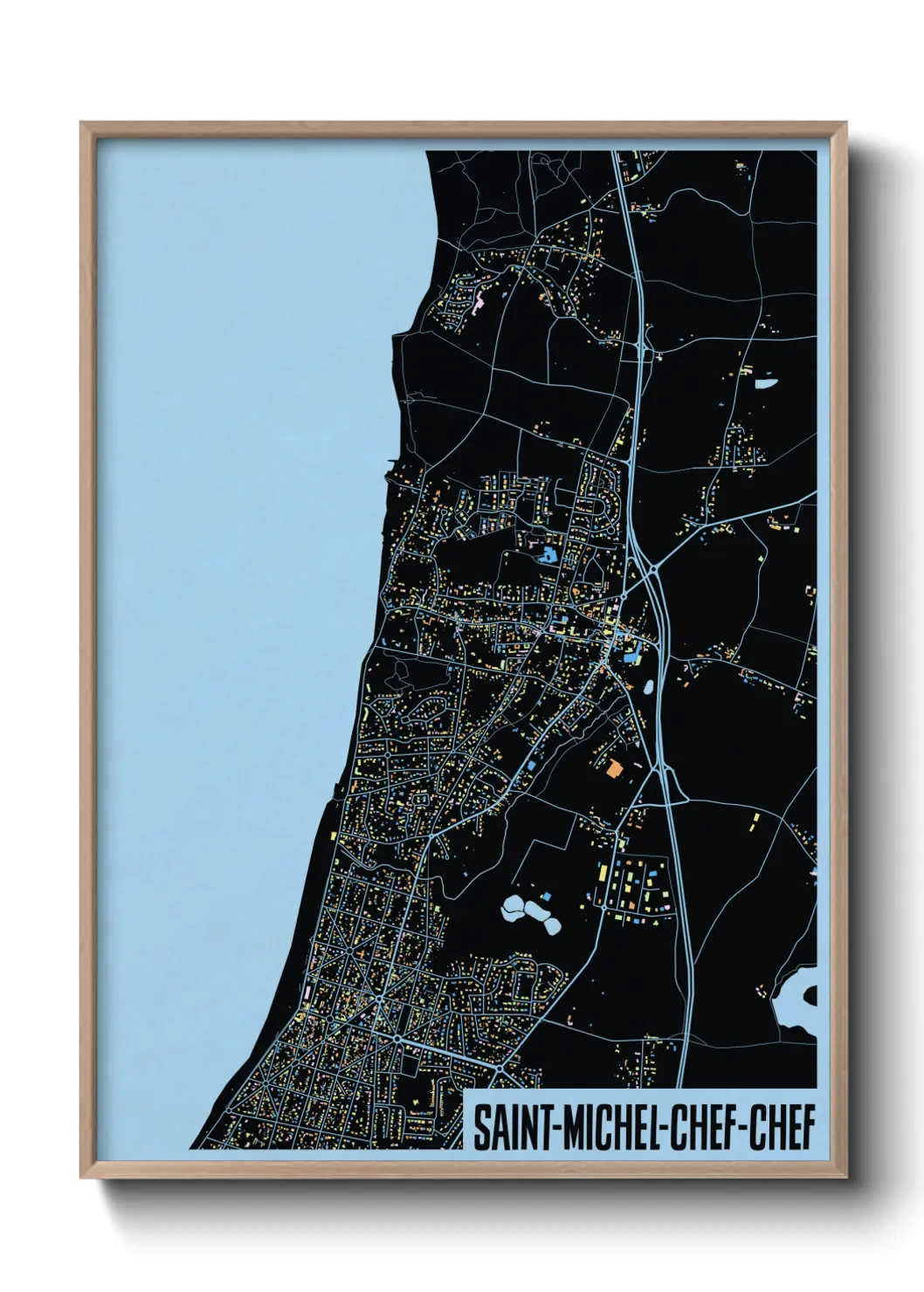 Un poster carteSaint-Michel-Chef-Chef