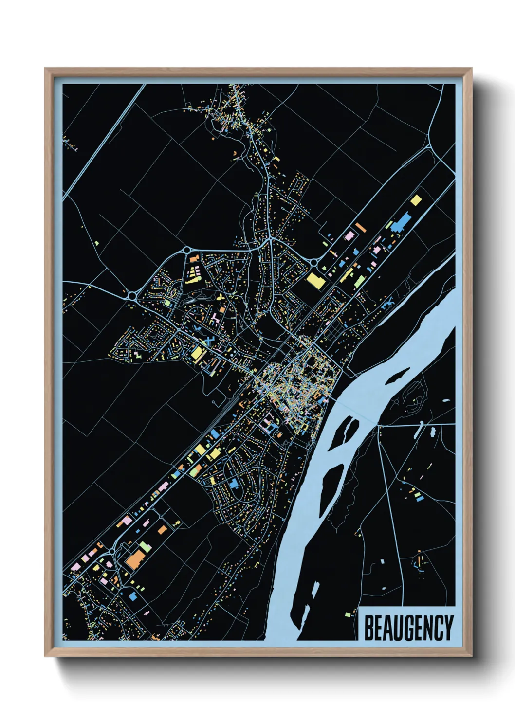 Un poster carteBeaugency