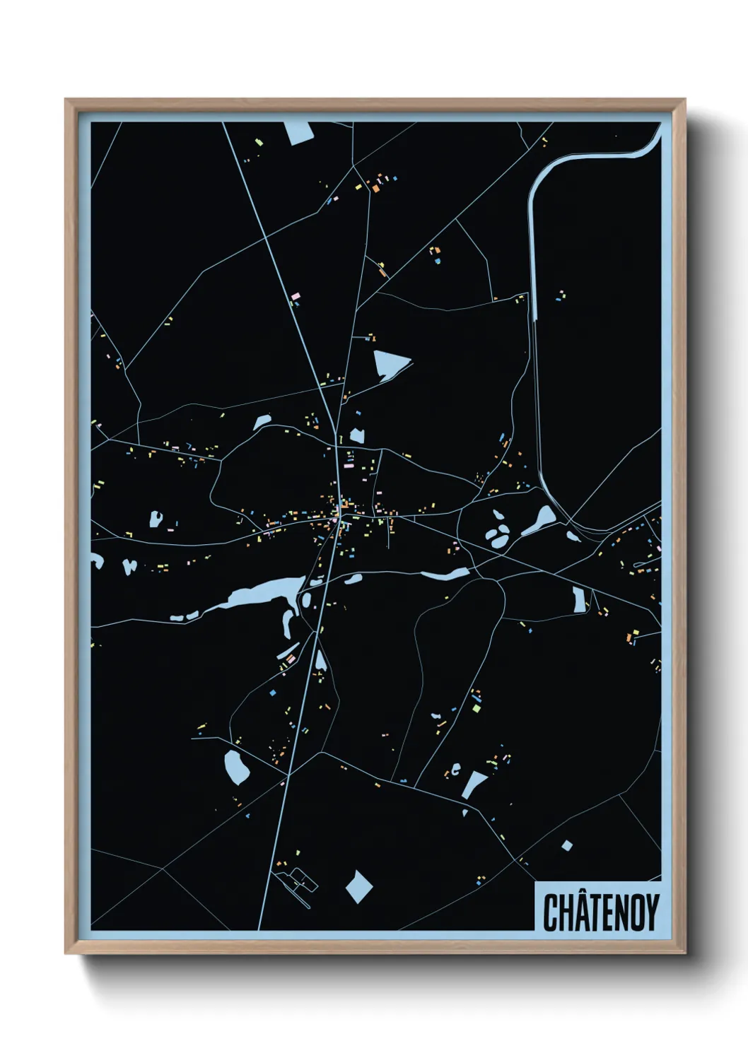 Un poster carteChâtenoy