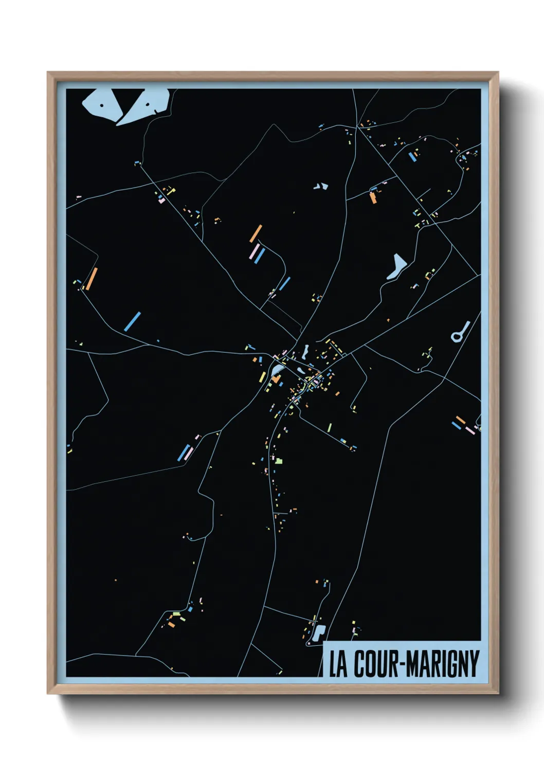 Un poster carteLa Cour-Marigny