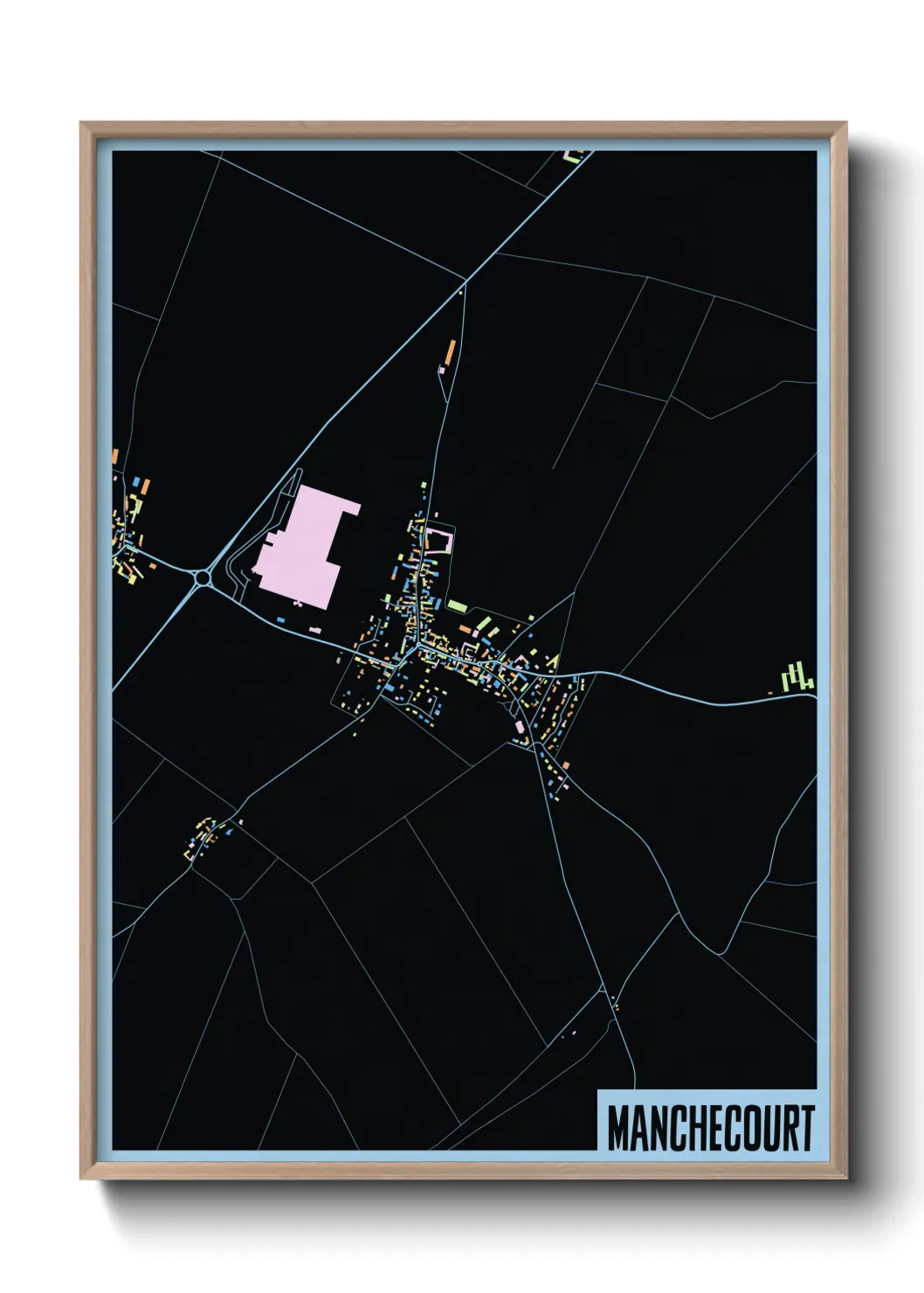Un poster carteManchecourt