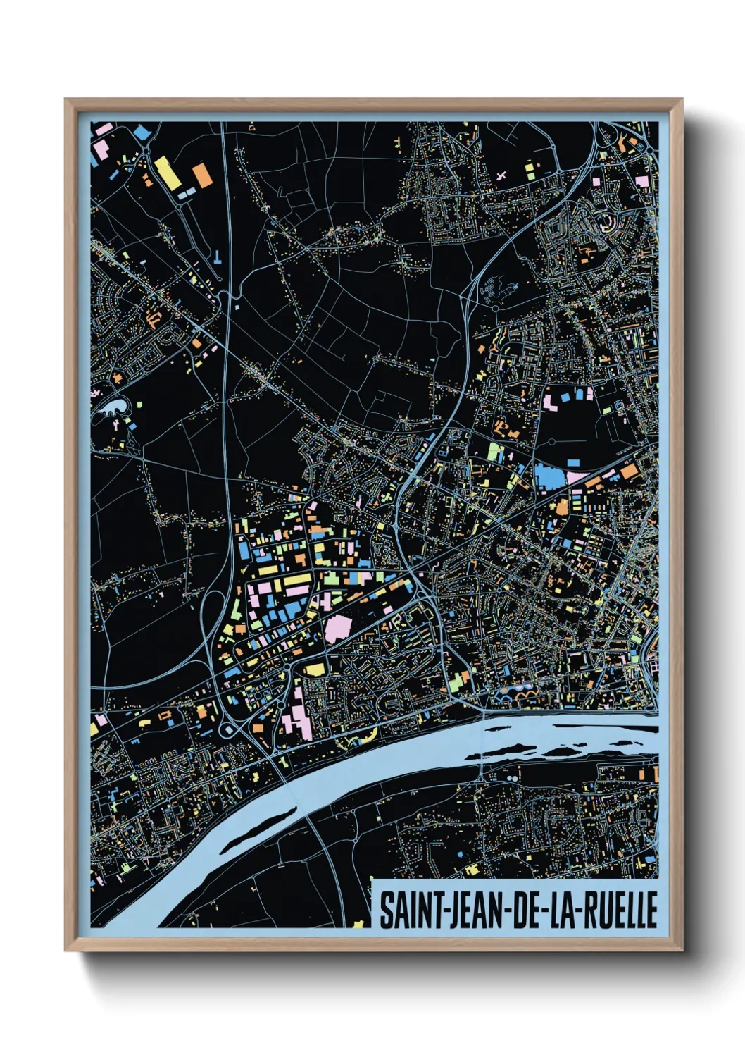 Un poster carteSaint-Jean-de-la-Ruelle