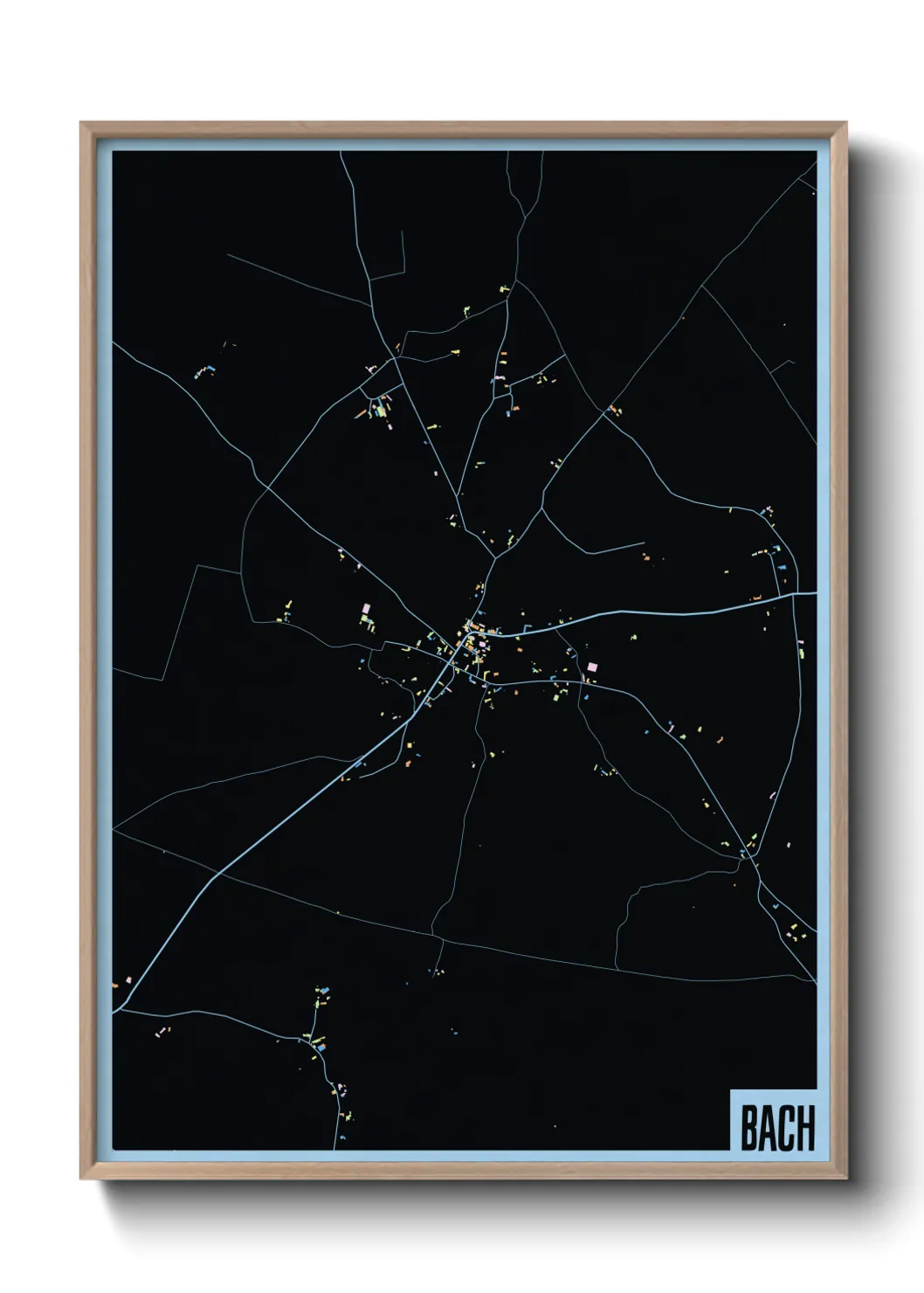 Une affiche de carte sur Bach