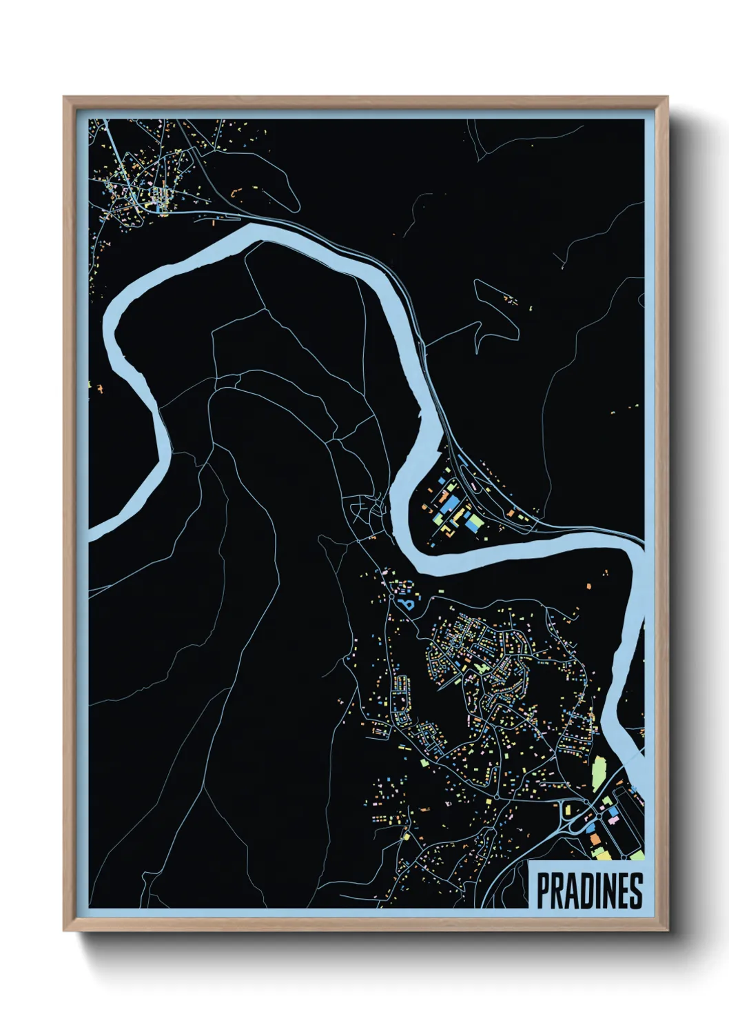 Un poster cartePradines