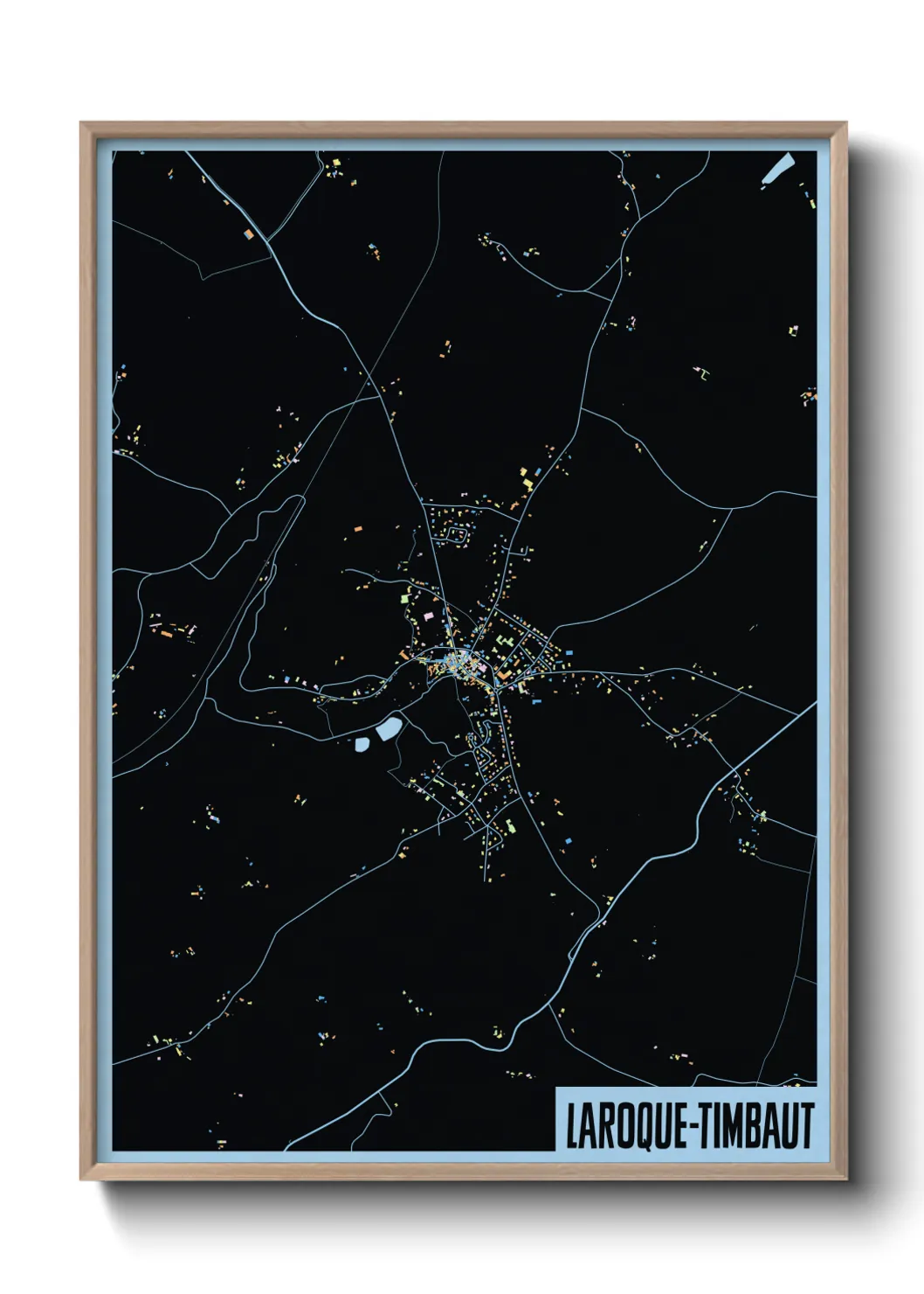 Un poster carteLaroque-Timbaut