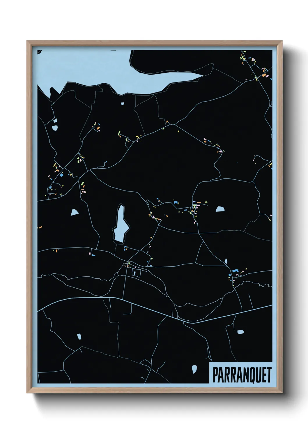 Une affiche de carte sur Parranquet