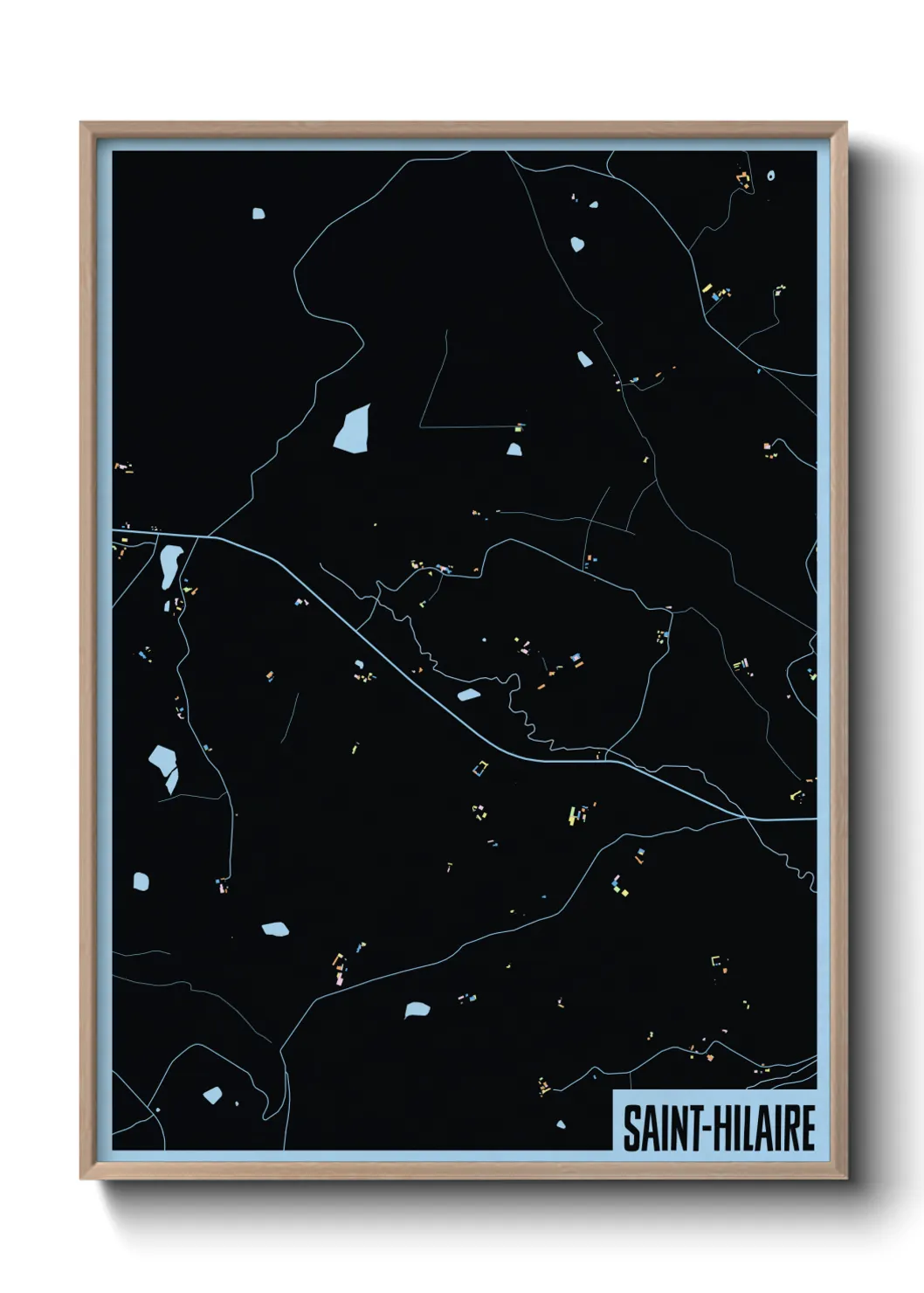 Un poster carteSaint-Hilaire