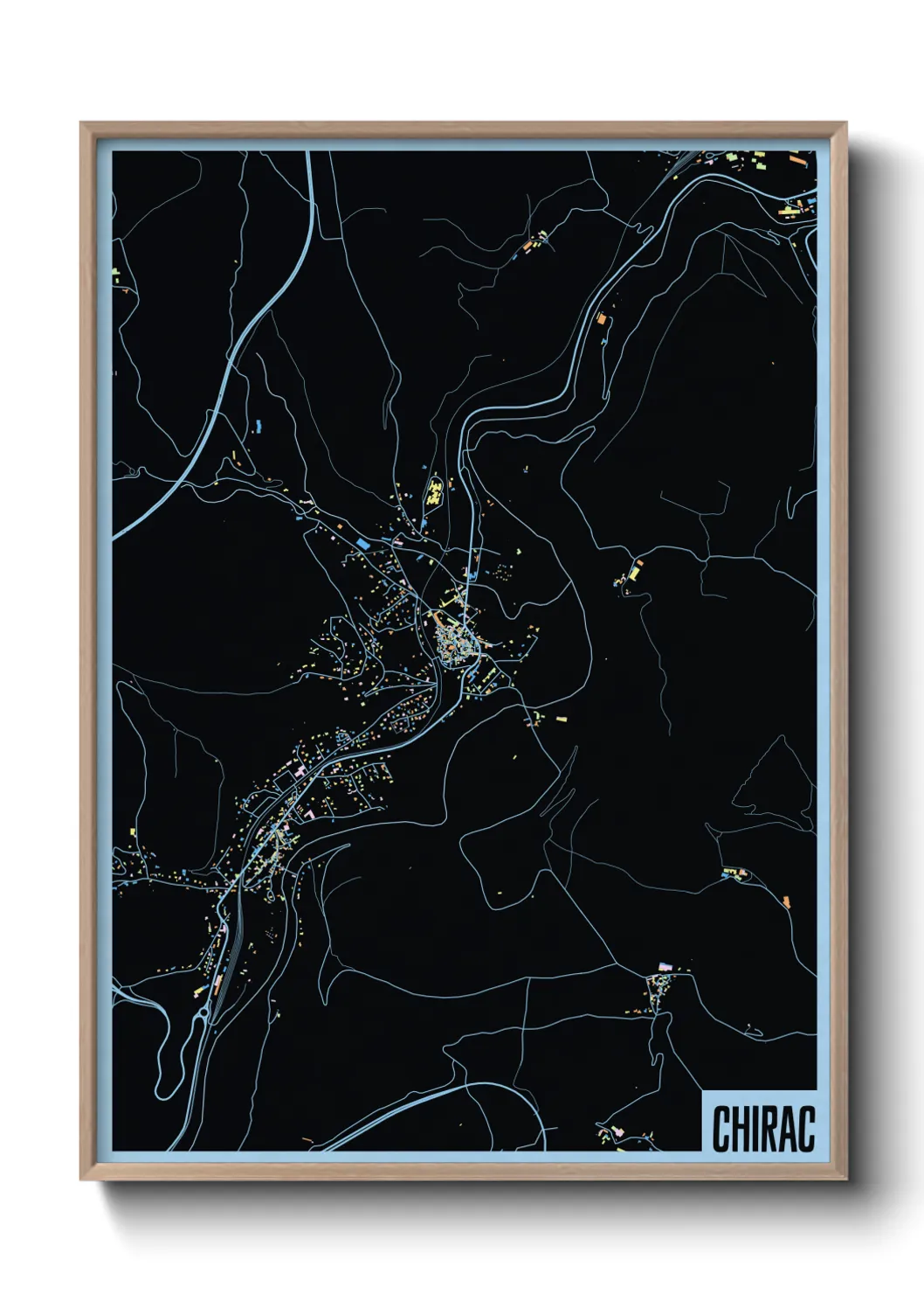 Une affiche de carte sur Chirac