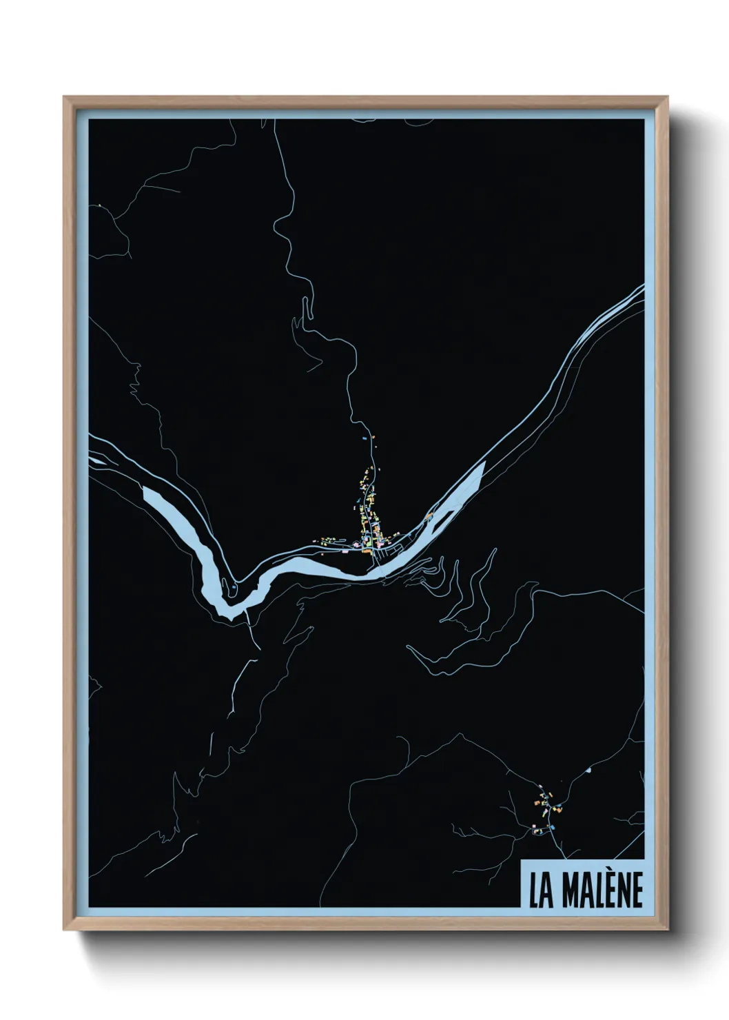 Un poster carteLa Malène