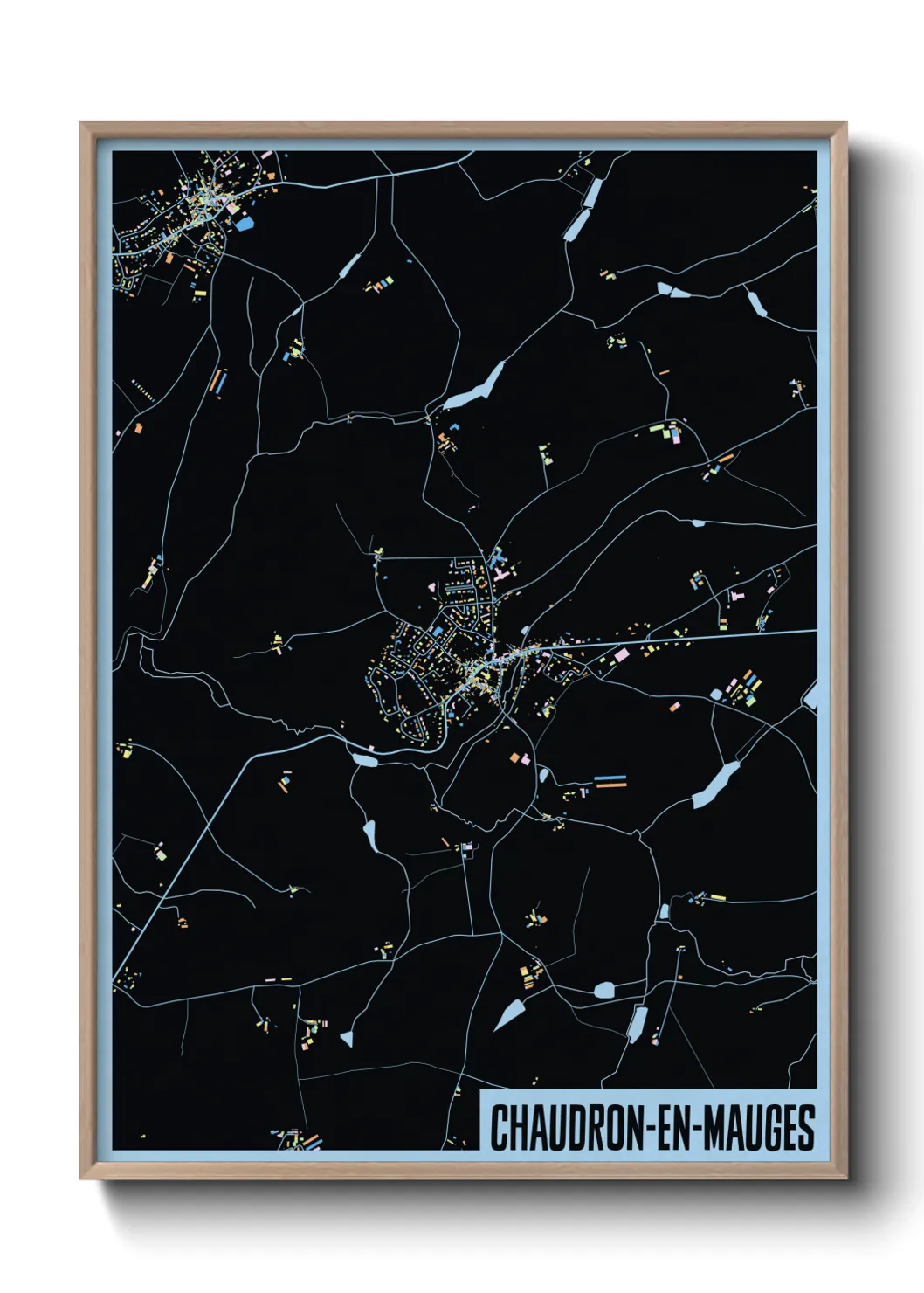 Un poster carteChaudron-en-Mauges