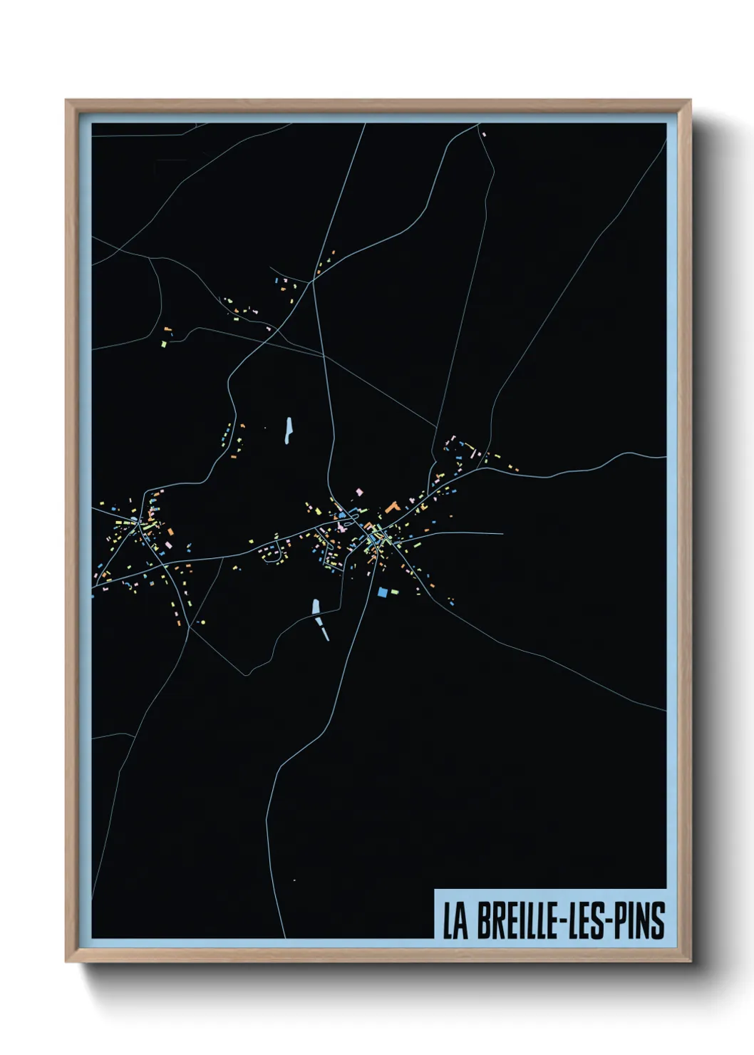 Un poster carteLa Breille-les-Pins