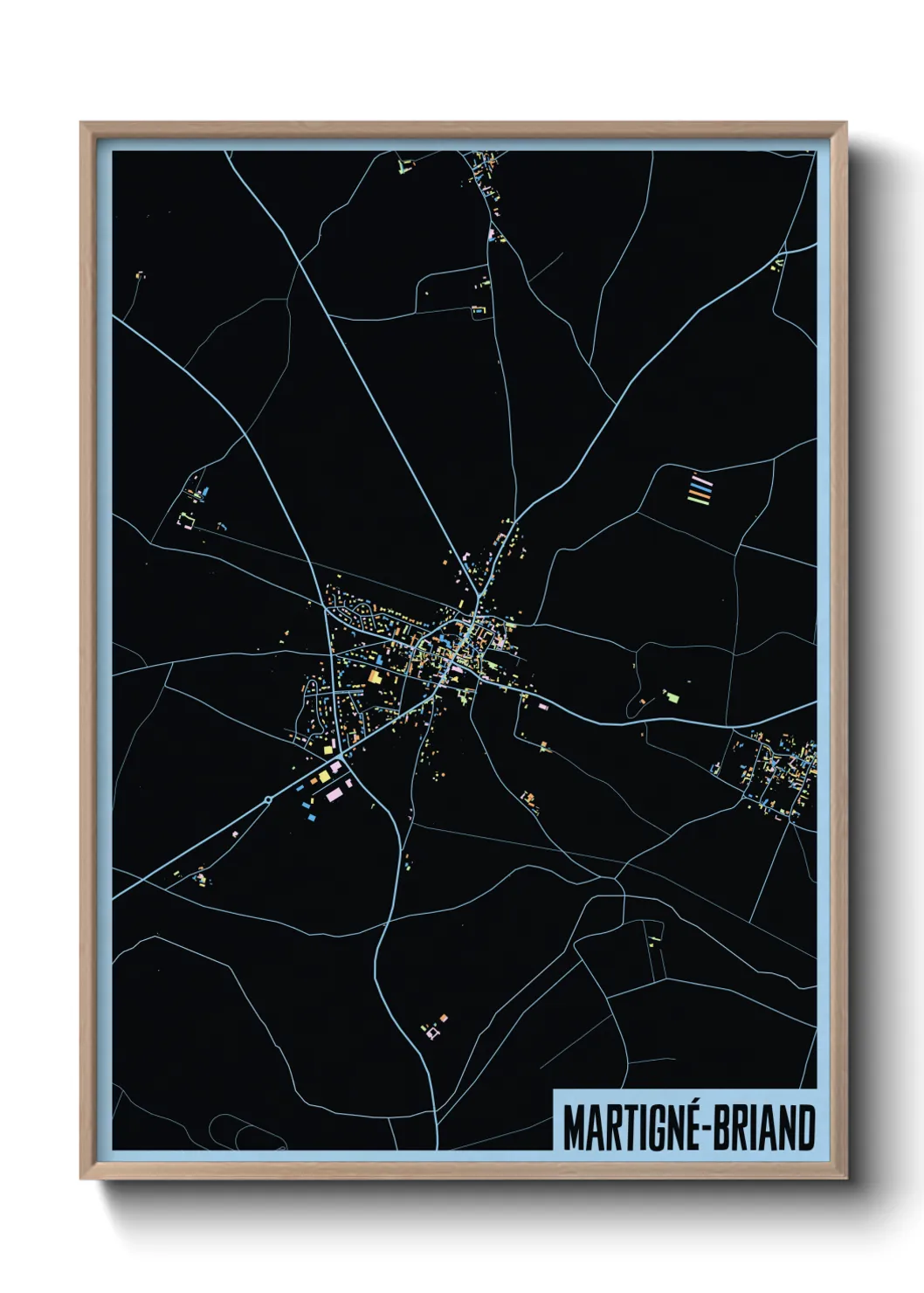Un poster carteMartigné-Briand