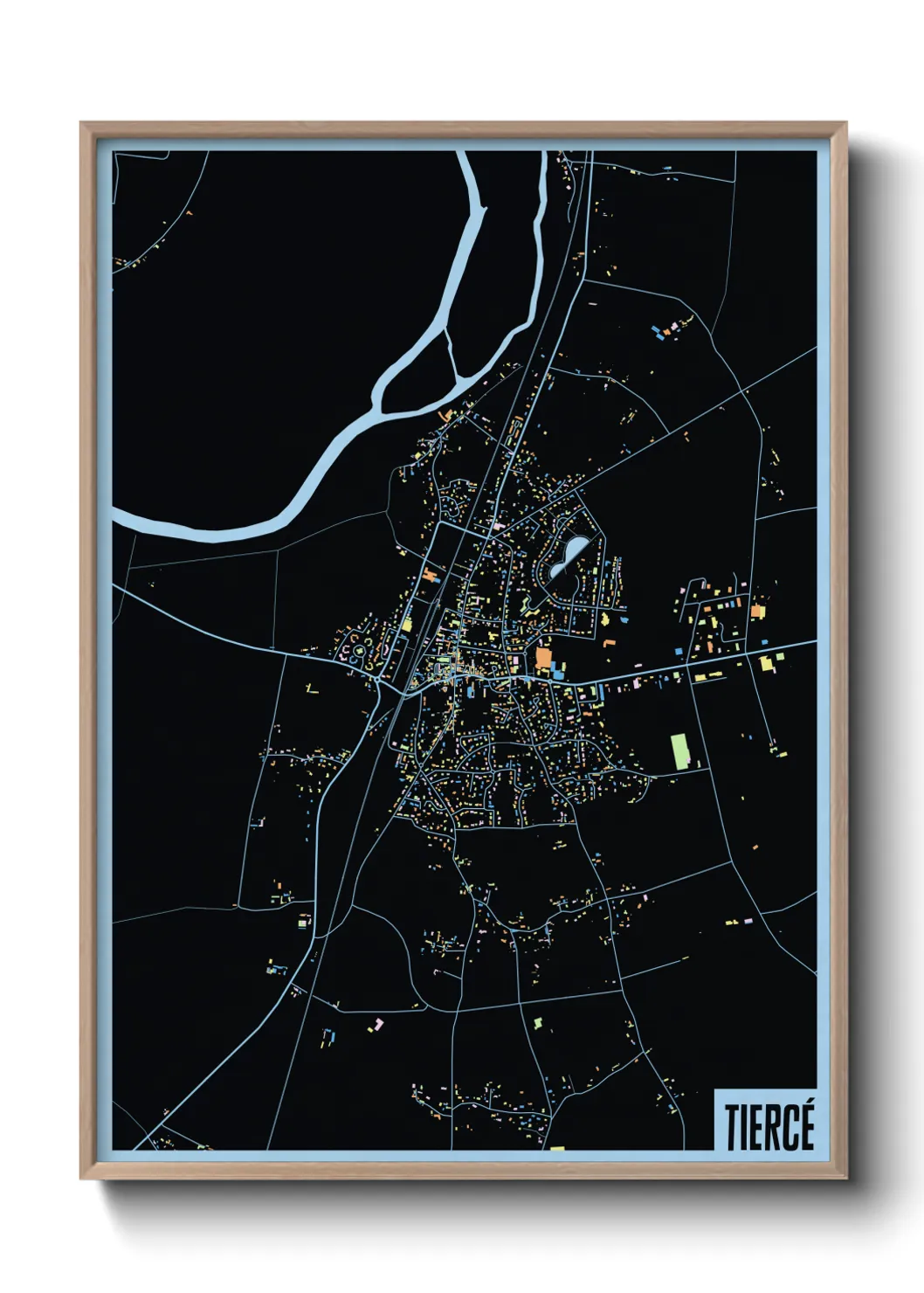 Une affiche de carte sur Tiercé