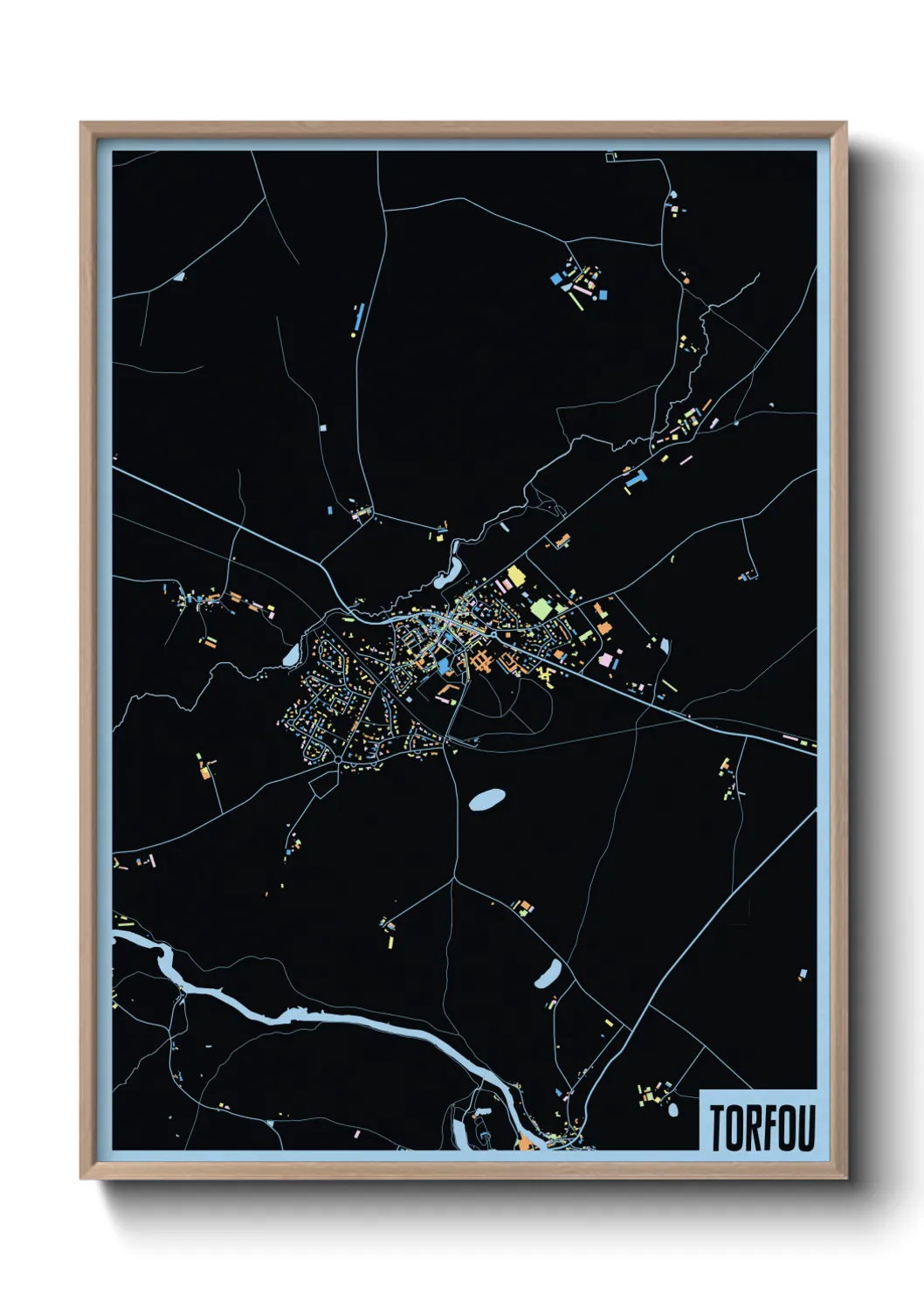 Une affiche de carte sur Torfou