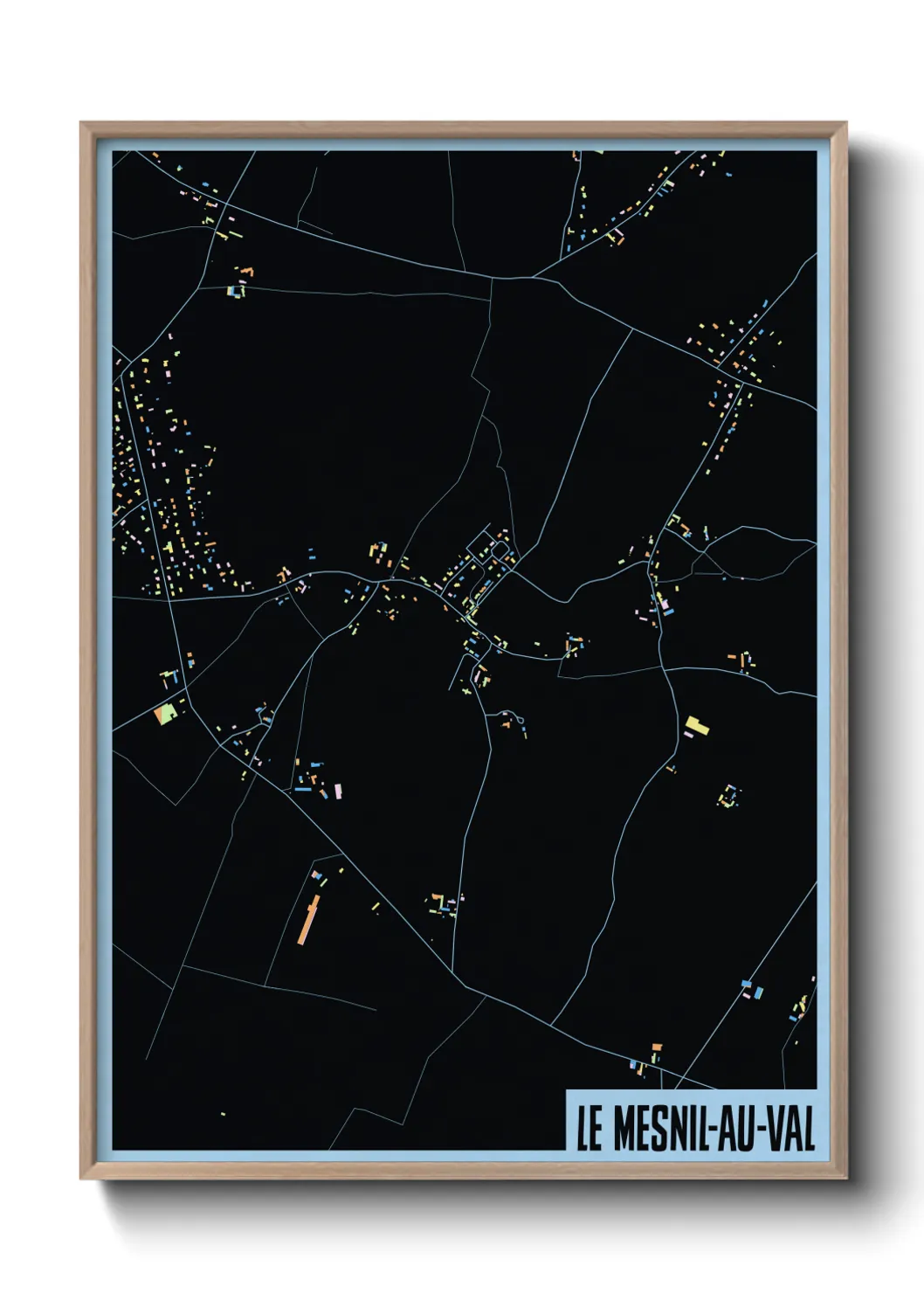 Un poster carteLe Mesnil-au-Val