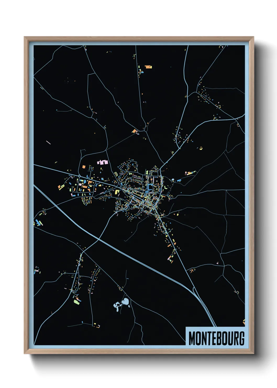 Une affiche de carte sur Montebourg