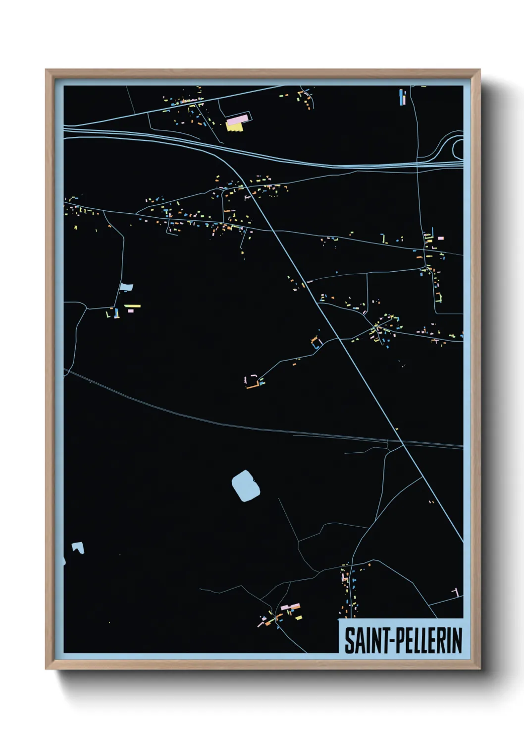 Un poster carteSaint-Pellerin