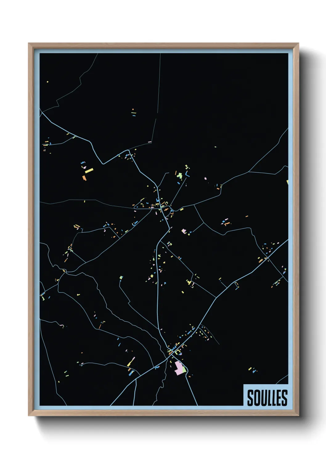 Un poster carteSoulles