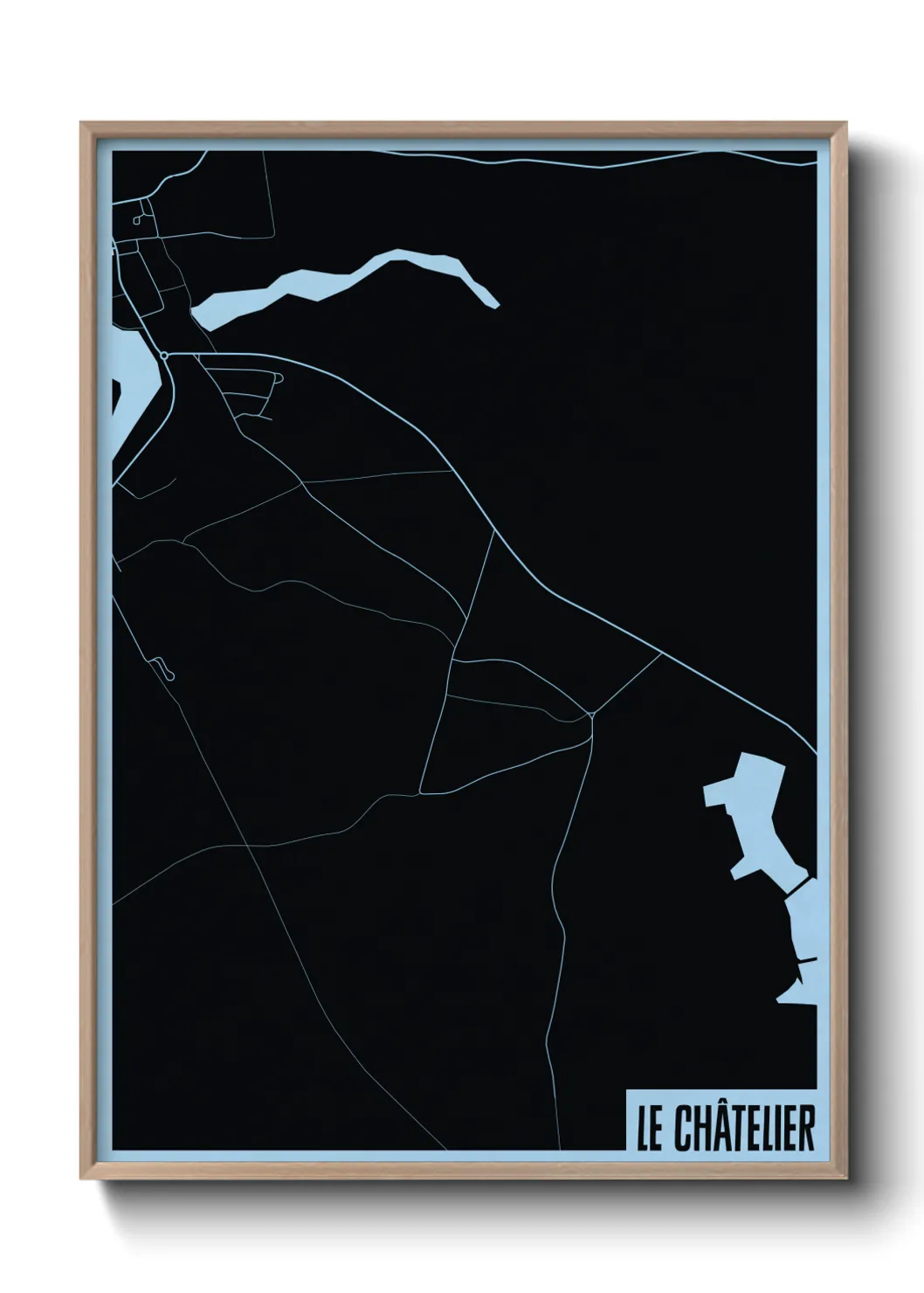 Une affiche de carte sur Le Châtelier