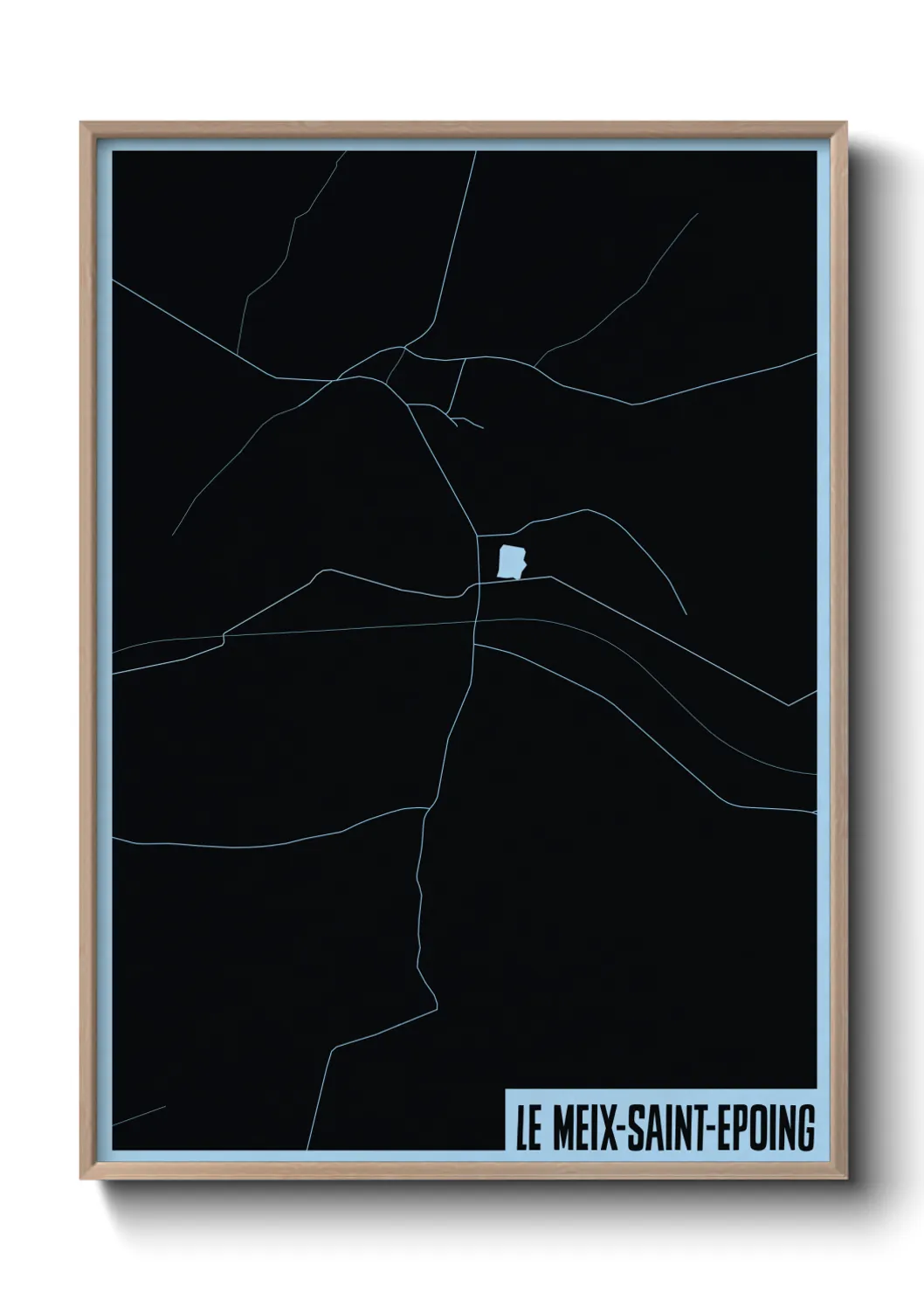 Un poster carteLe Meix-Saint-Epoing