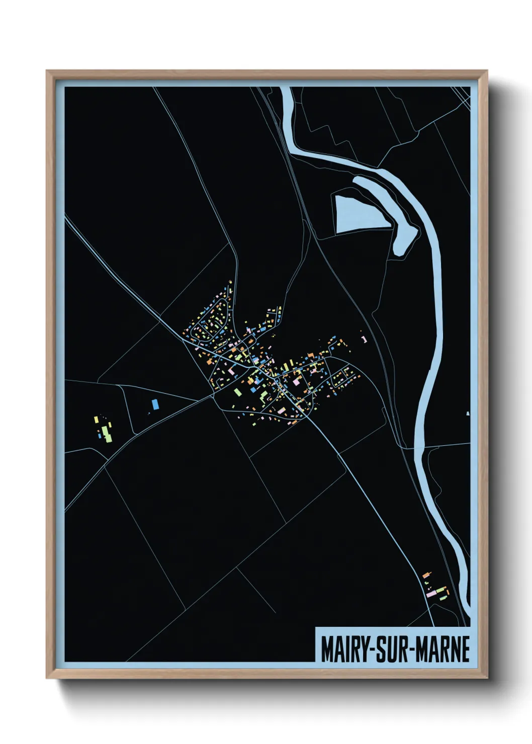 Un poster carteMairy-sur-Marne