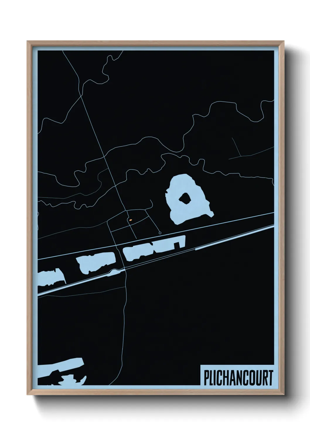 Un poster cartePlichancourt