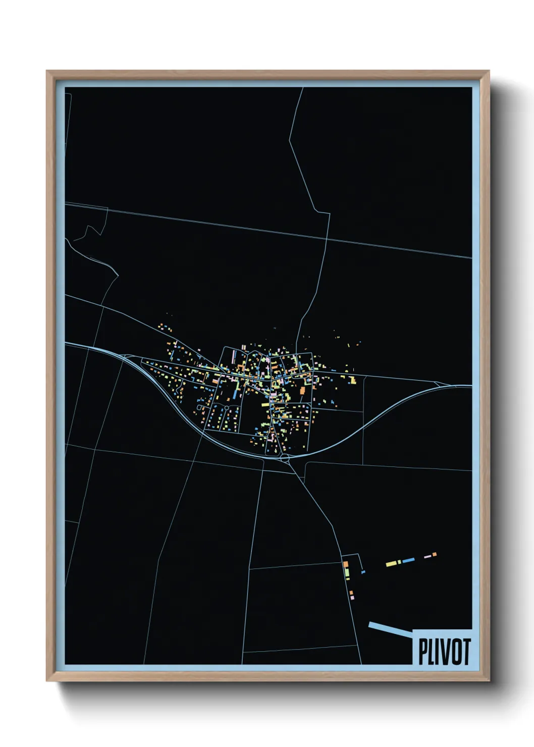 Une affiche de carte sur Plivot